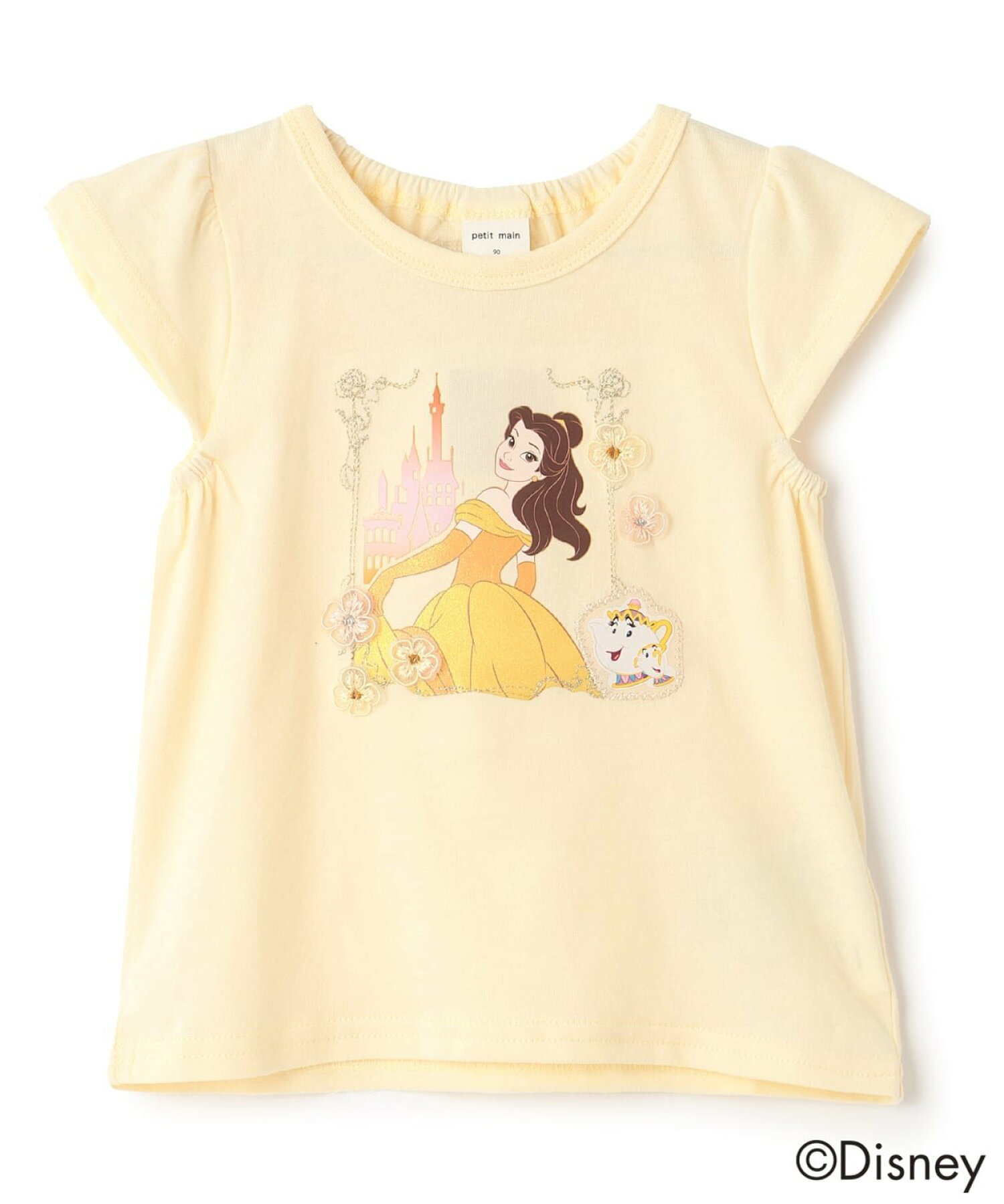 🆕【⭐訂購⭐】🌀🇯🇵 日本直送🇯🇵 #DisneyPrincess 立體花朵 貼花 刺繡 荷葉邊 短袖tee［5款選］🌀 [ELEA-0205][260623]
