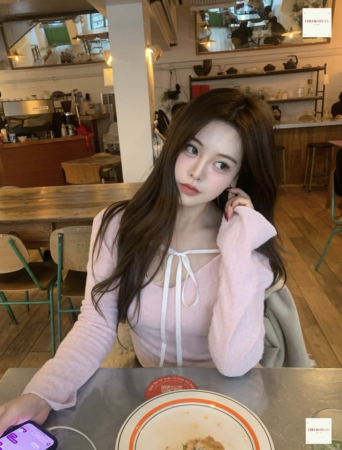 【 新品追加 ♪🎀 | 溫柔浪漫結合💕多變化！輕薄毛絨絲帶設計感喇叭袖上衣˚ʚɞ 】 Romantic Ruffle Top(三色入)