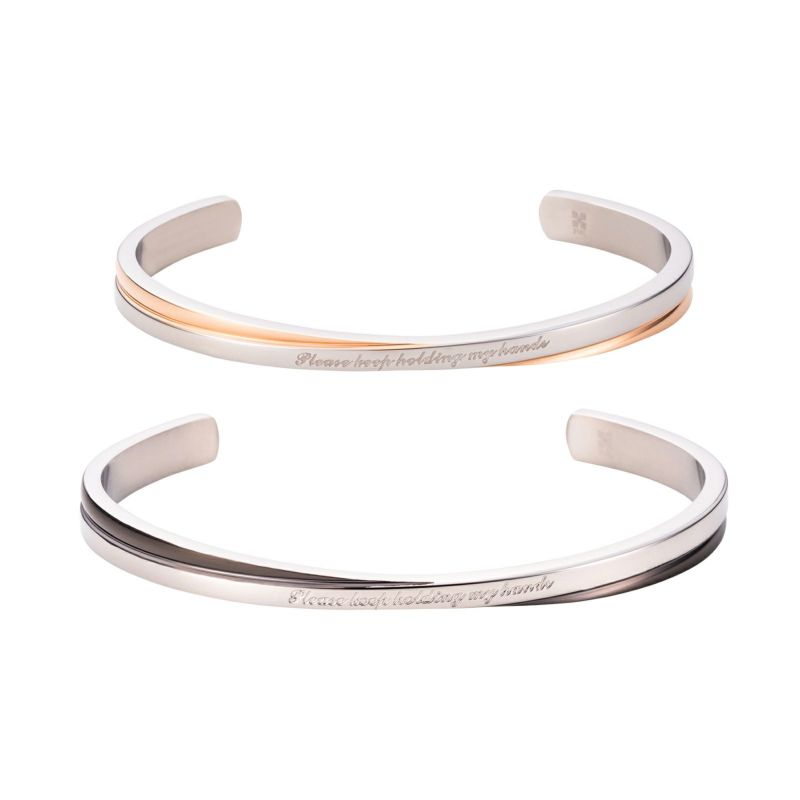 📦訂購 日本限定 White Clover please keep holding my hands 誕生石 手鐲 (一對)