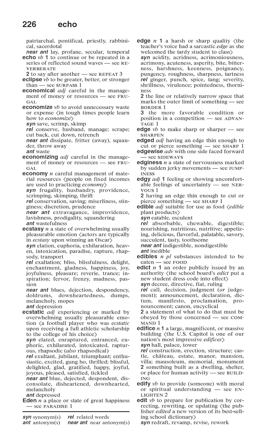 The Merriam-Webster Thesaurus | A94