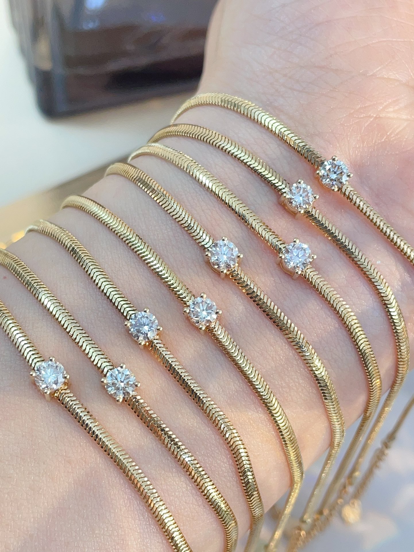 鑽石蛇骨手鏈 N080568