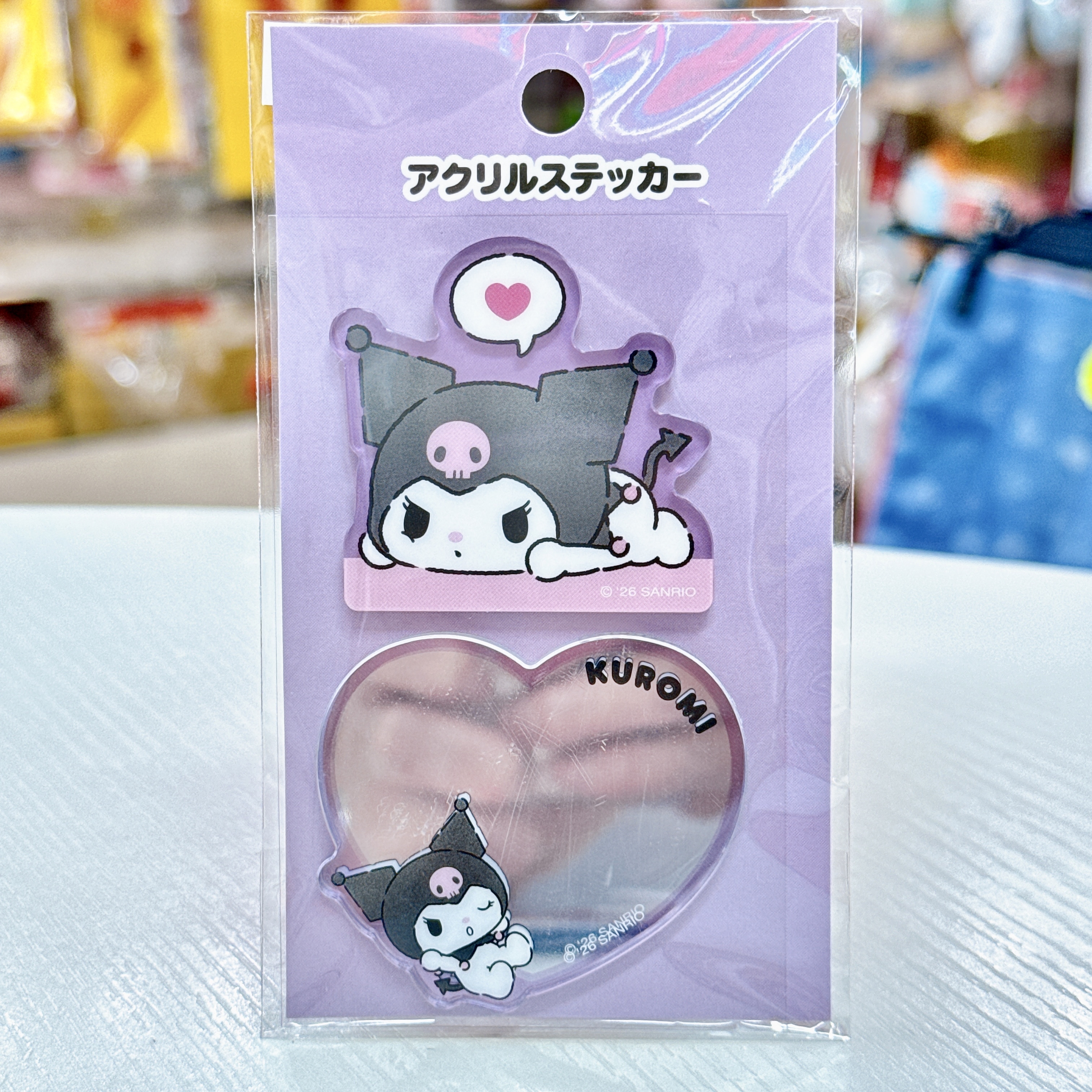 日本版Sanrio亞加力立體鏡貼紙