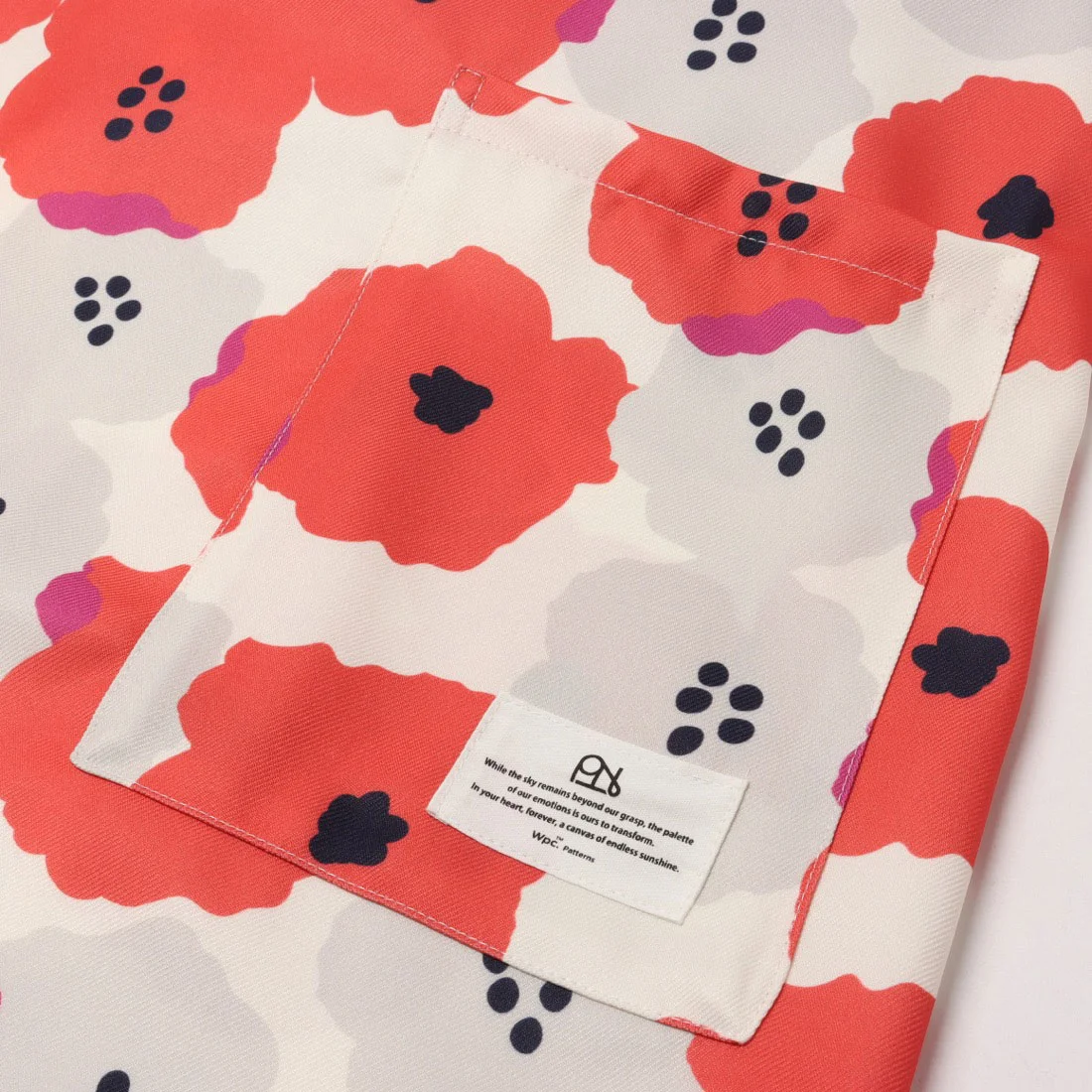 日本直送 Wpc. 牡丹圖案和風圍裙 