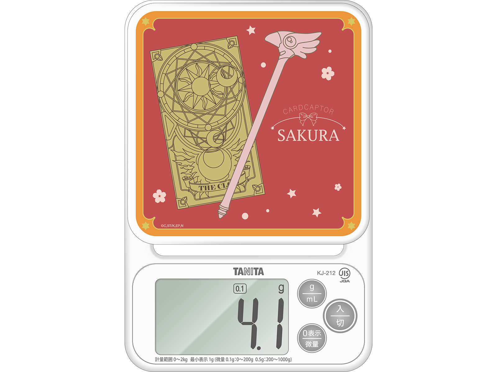 《Pre-Order》電子秤｜Cardcaptor Sakura X TANITA 第二彈 (26SK111-P）
