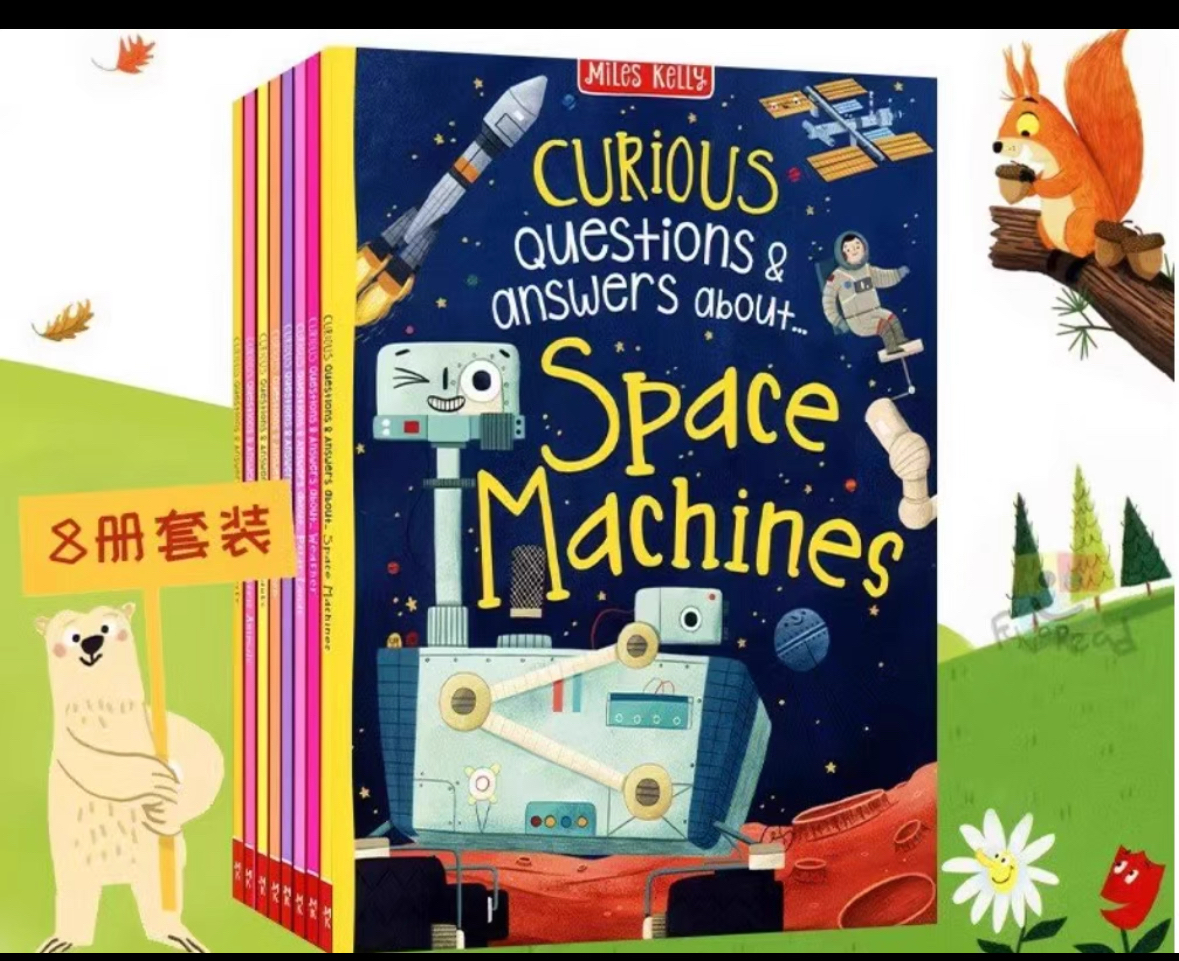 A Curious Collection of Questions and Answers 8 Books (適合5歲+) 