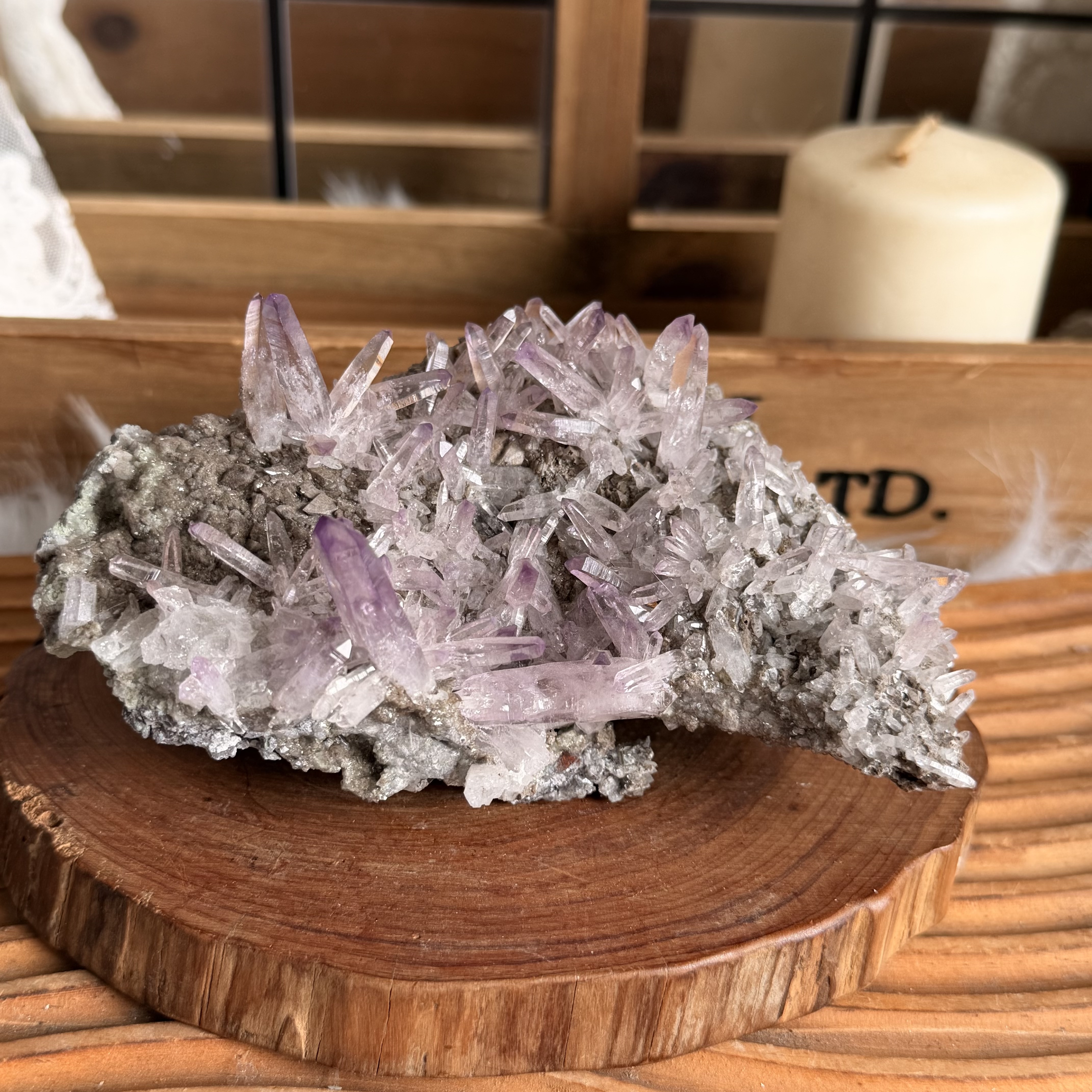 克魯茲紫水晶簇