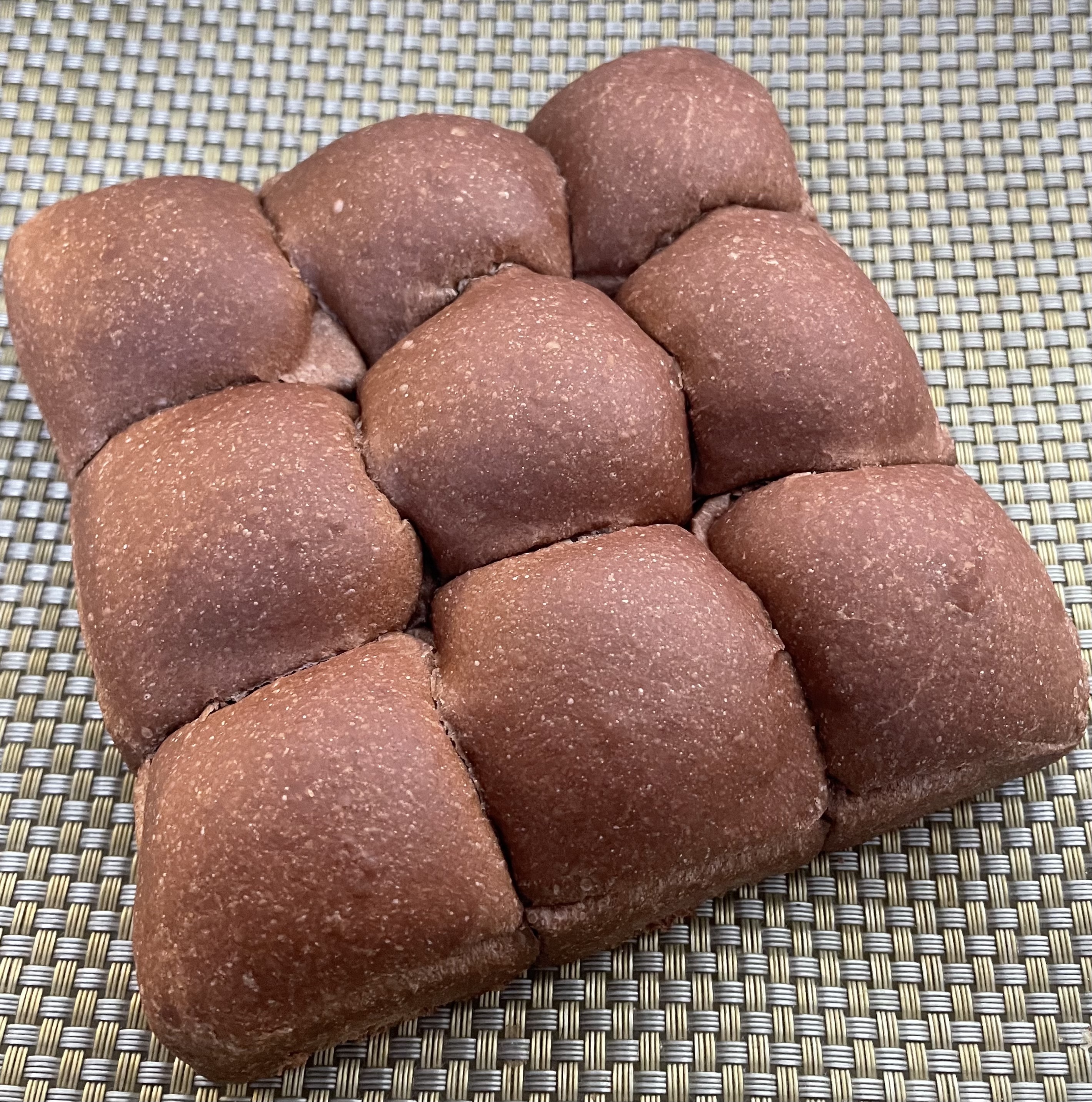 純素朱古力小排包 (一套2件，18粒)