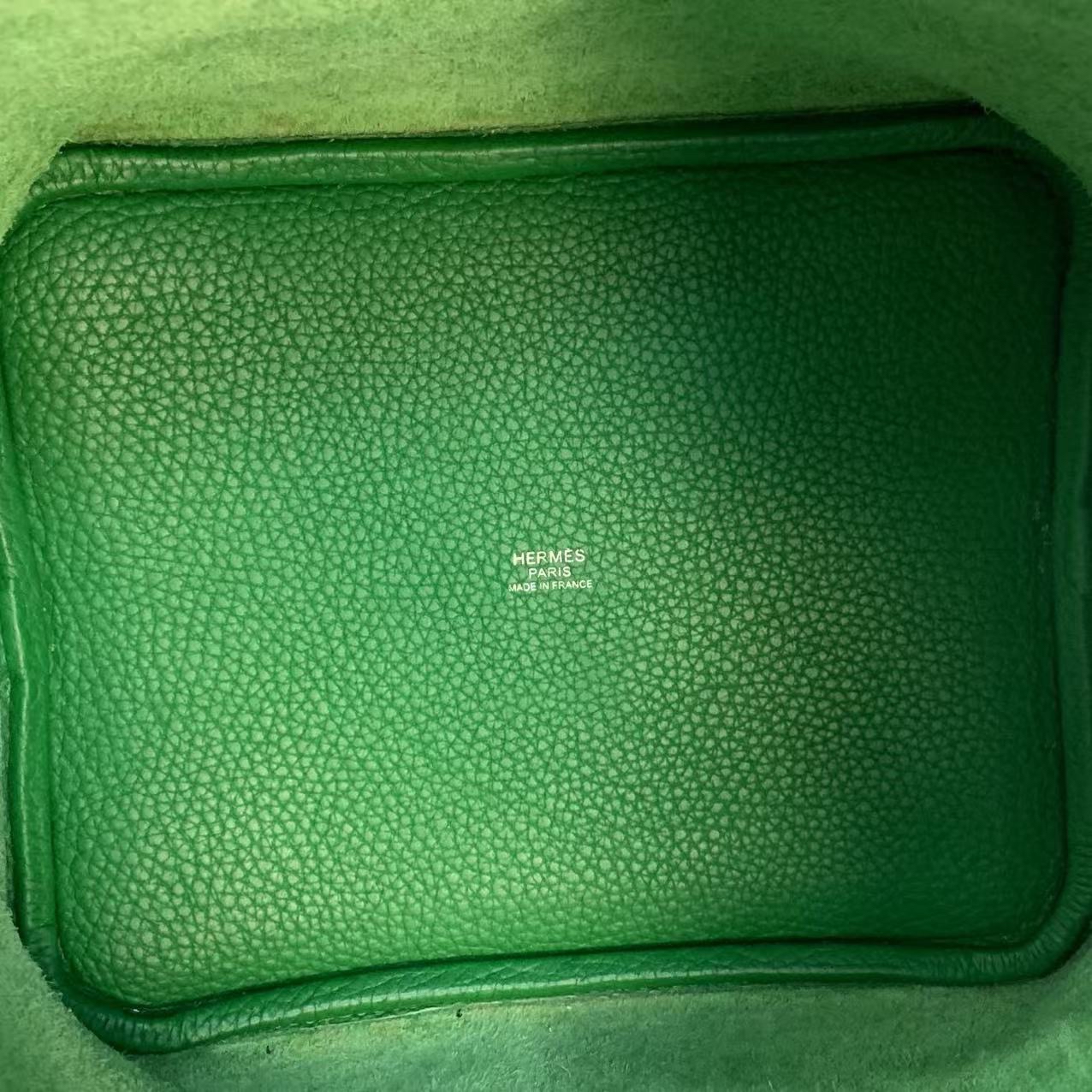 【絕版門市最後一個竹子綠色】Hermes picotin 22菜籃子 竹子綠