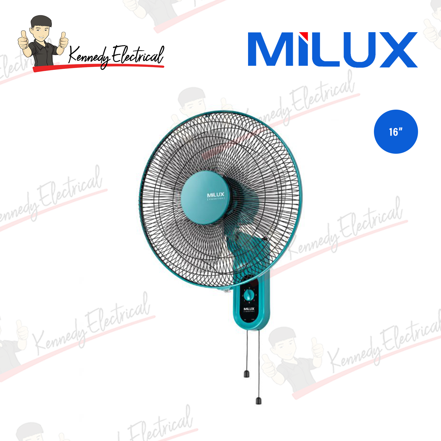 Milux 16" Wall Fan (MWF-1601 SE)