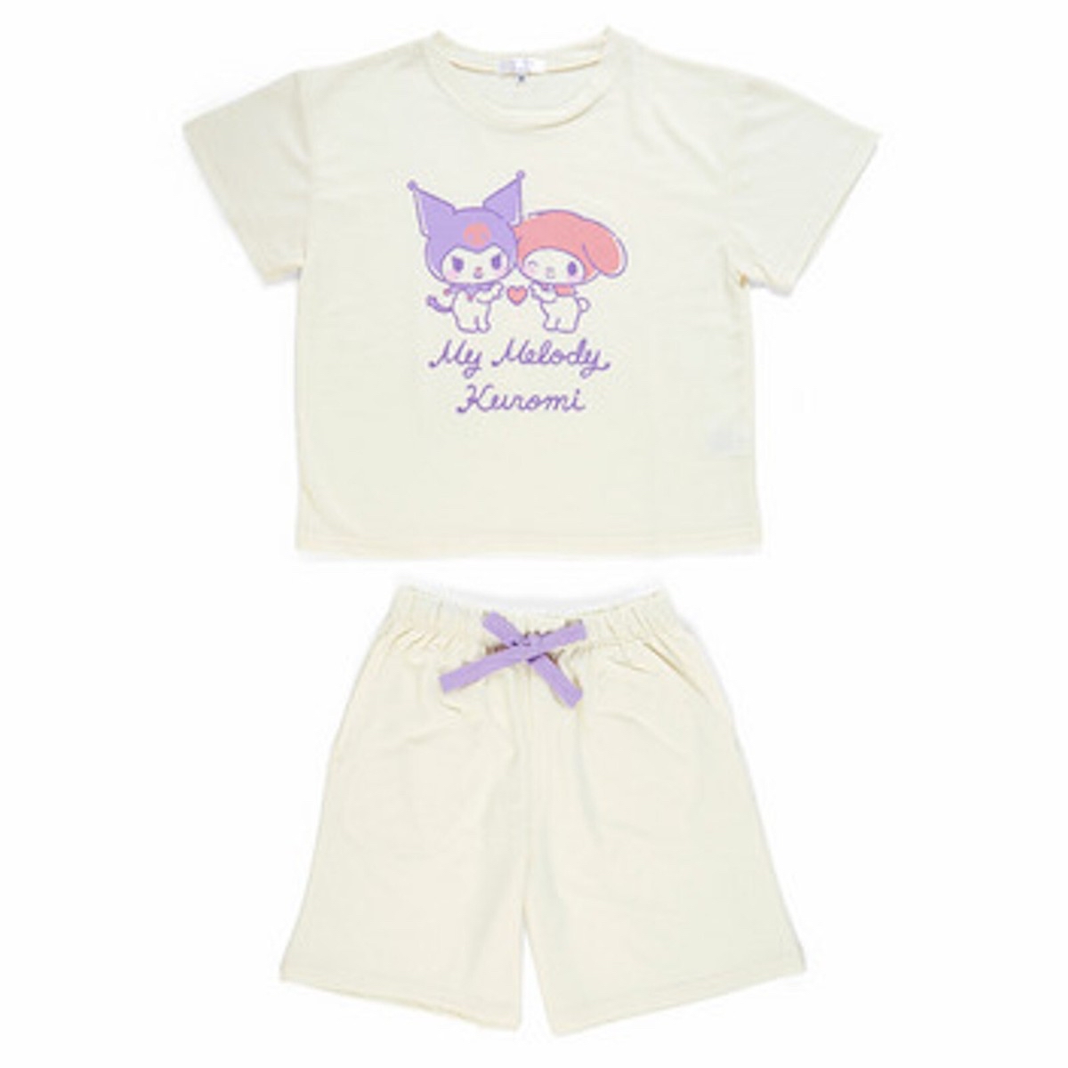 🎌日本直送🎌Kuromi x Melody 短衫短褲 家居服套裝