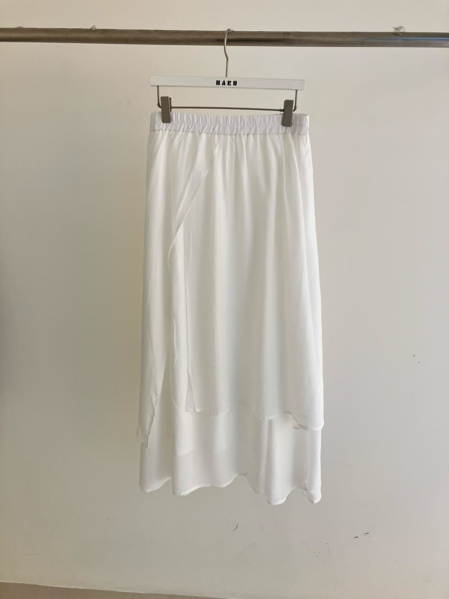 HA15 橡筋腰層次半截裙