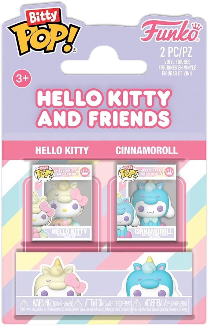 📦訂購 美國代購 Bitty Pop! Hello Kitty & Cinnamoroll 2-Pack Figure 模型