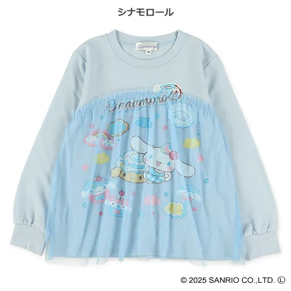 <🌟訂購🌟>Sanrio薄紗圈地料長袖衫