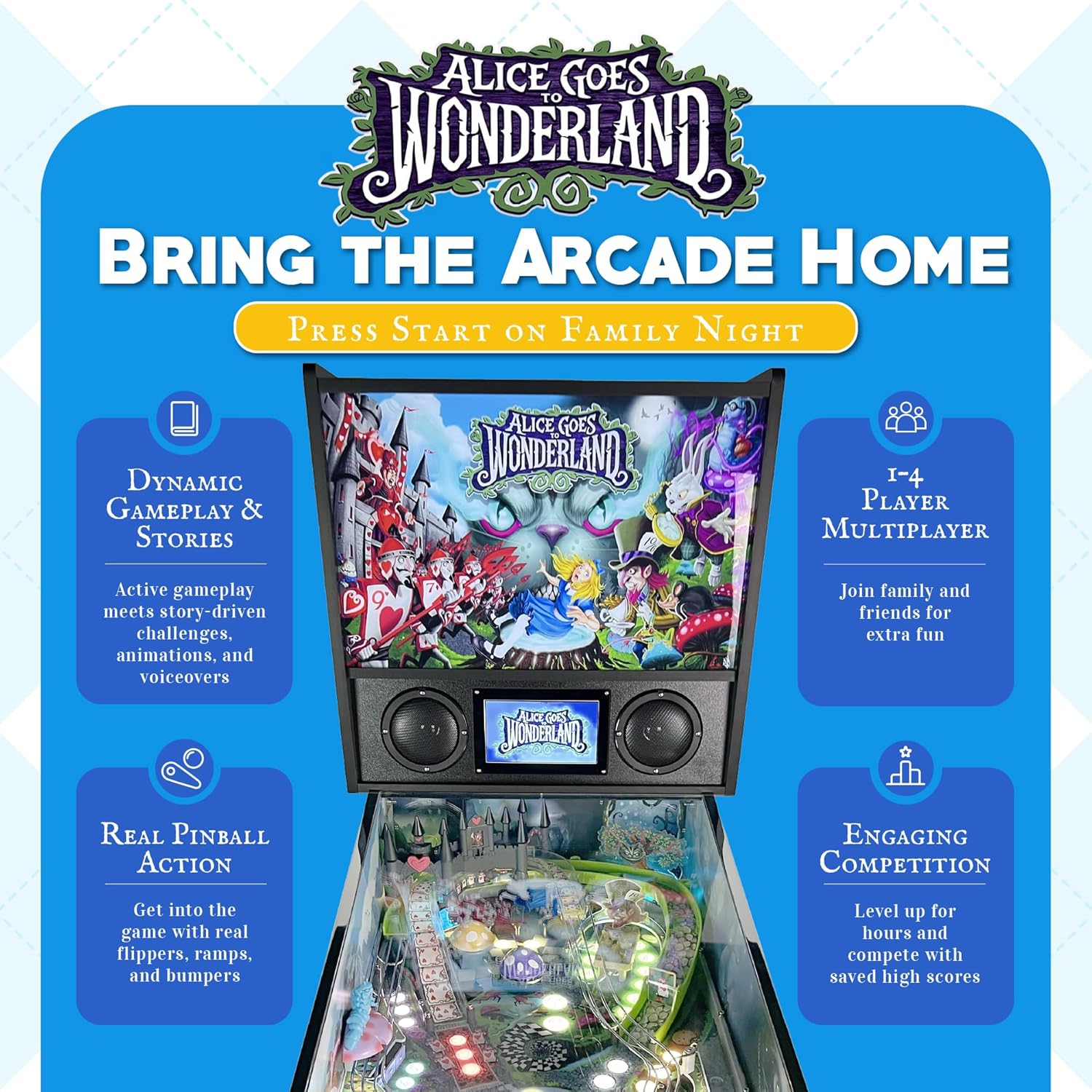 Alice Goes to Wonderland Pinball 爱丽丝去仙境弹球机