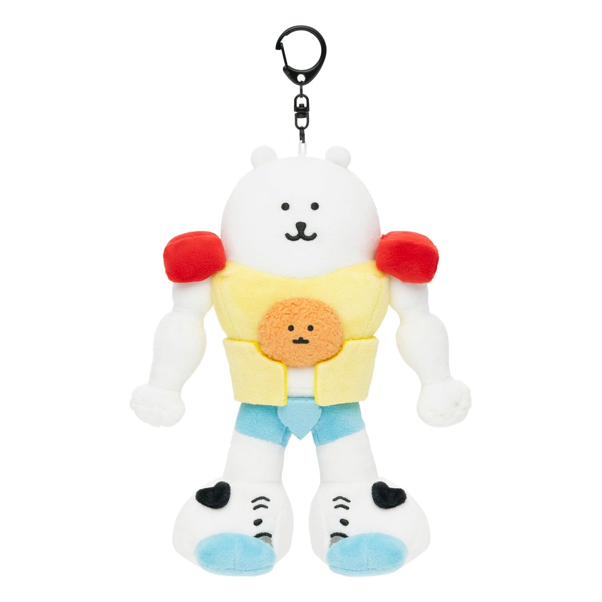 現貨｜Nagano Joke Bear 自嘲熊 合體機械人 日版 毛公仔 吊飾 掛件 (387978)