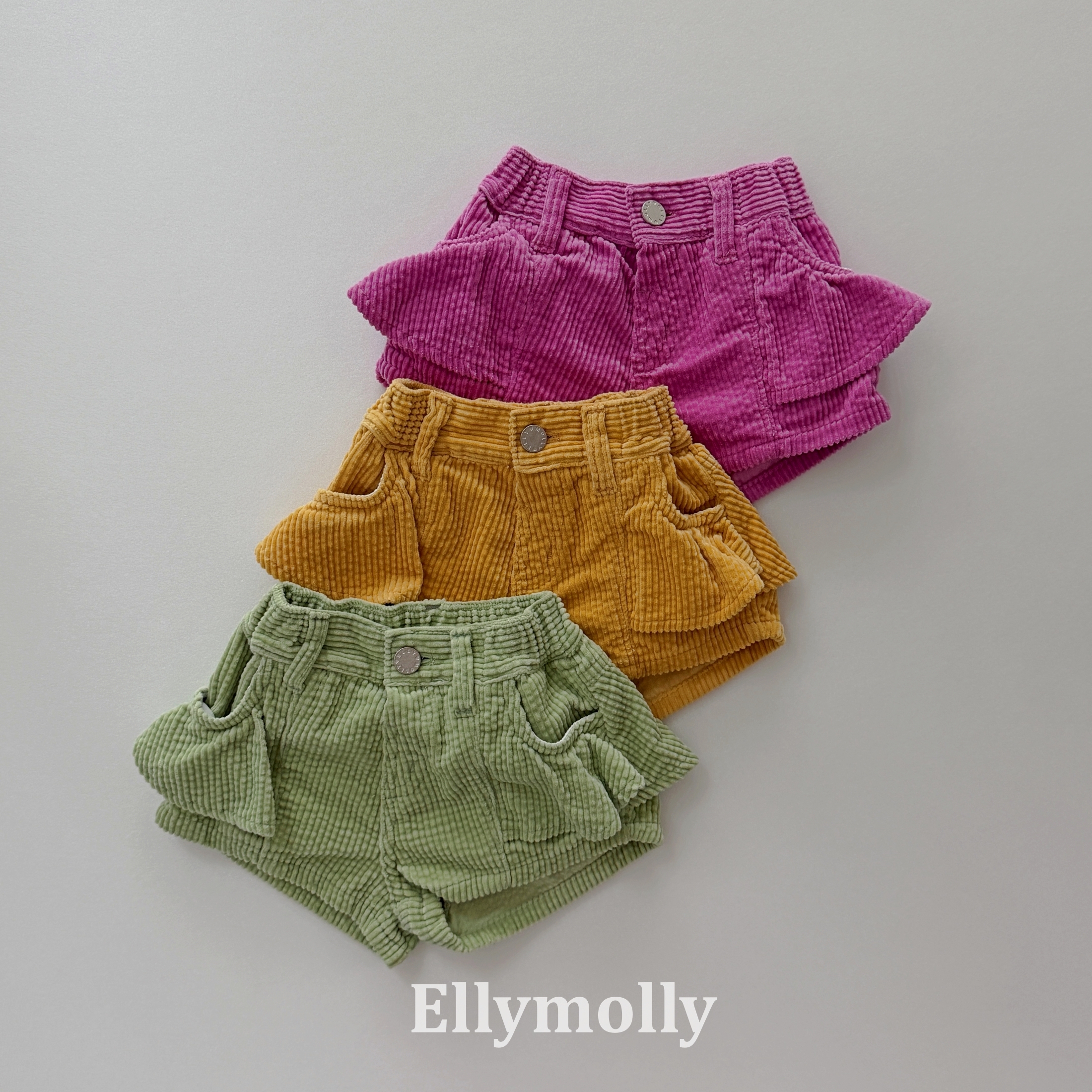 Ellymolly | Bibi Frill Corduroy Pants