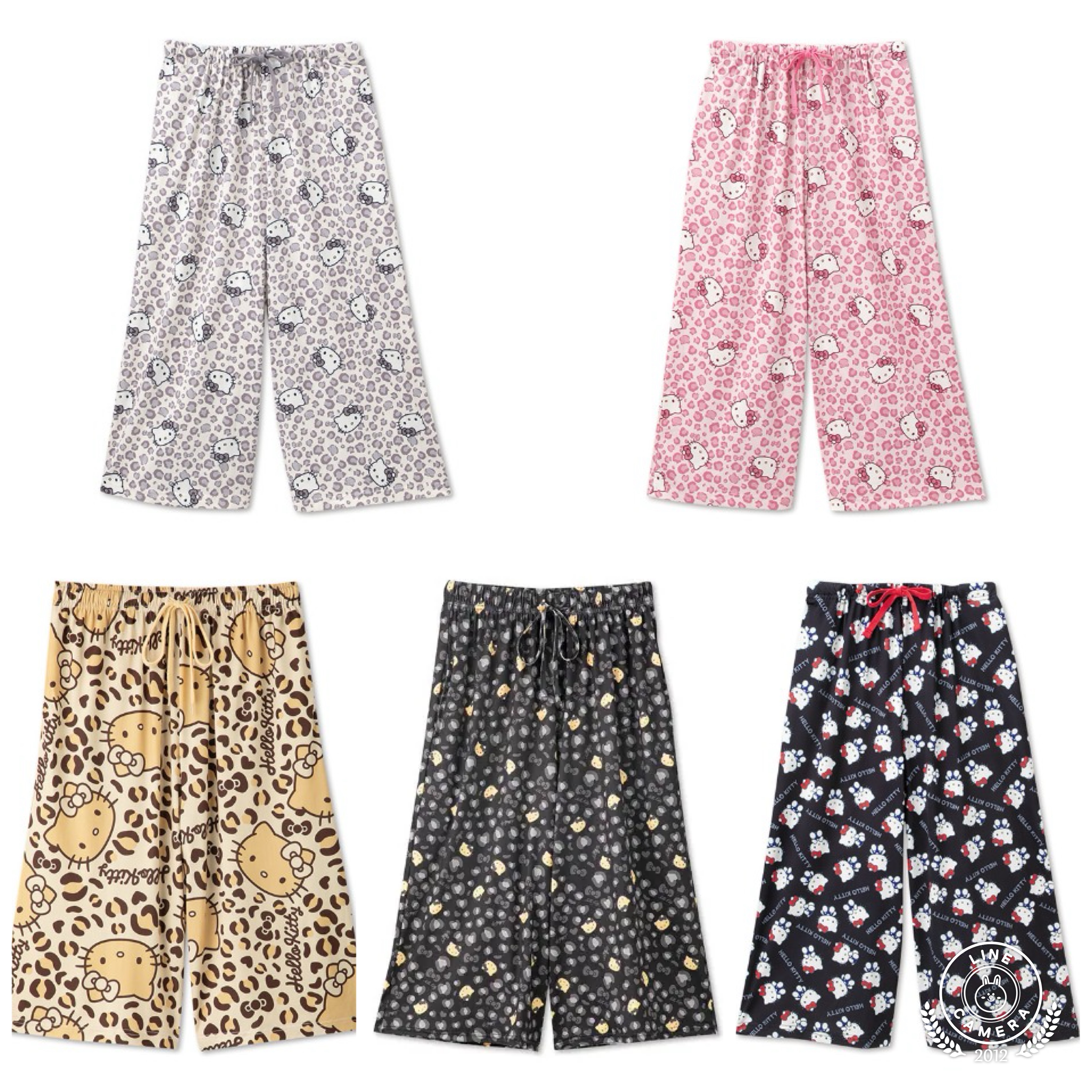 日本限定版Hello Kitty 七分褲 家居褲