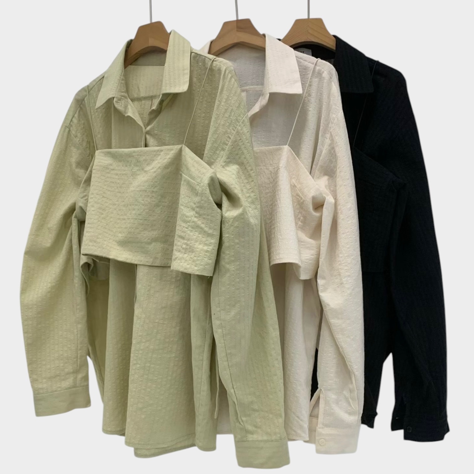 221051 背心+恤衫set