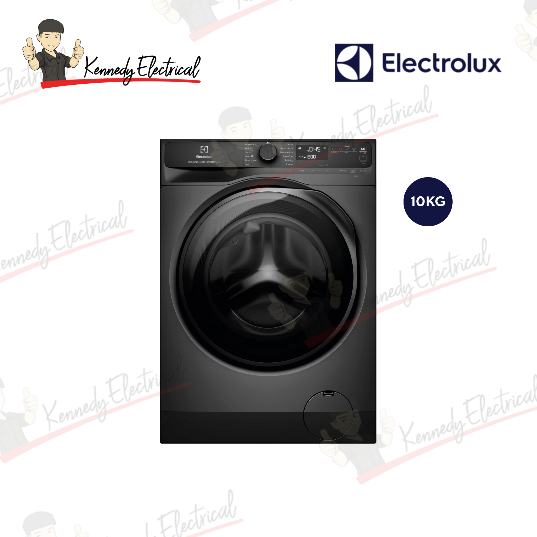 Electrolux 10kg UltimateCare 700 Front Load Inverter Washer (EWF1043R7SC)
