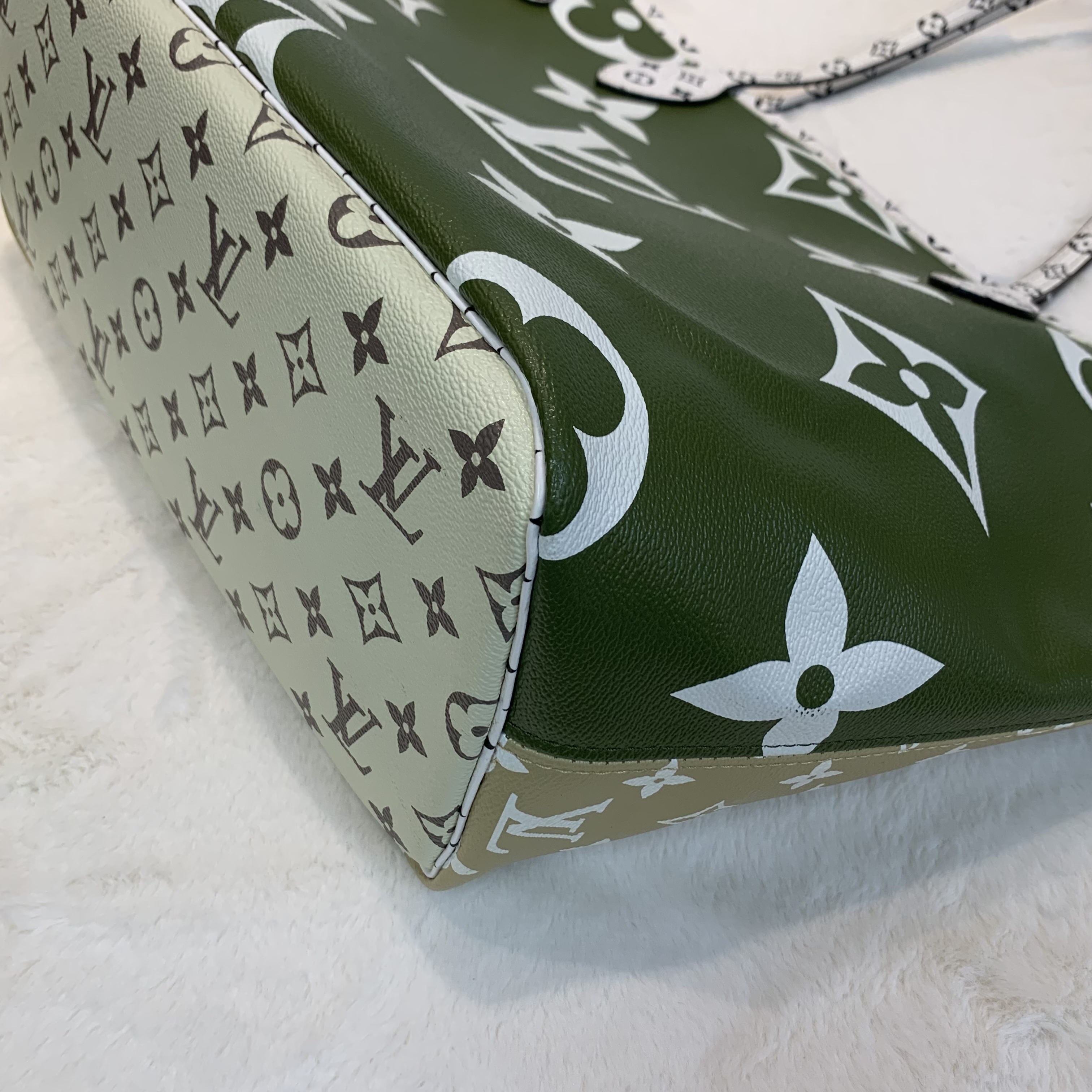 Lv neverfull mm 雙拼色tote 日常通勤大容量適用❤️‍🔥