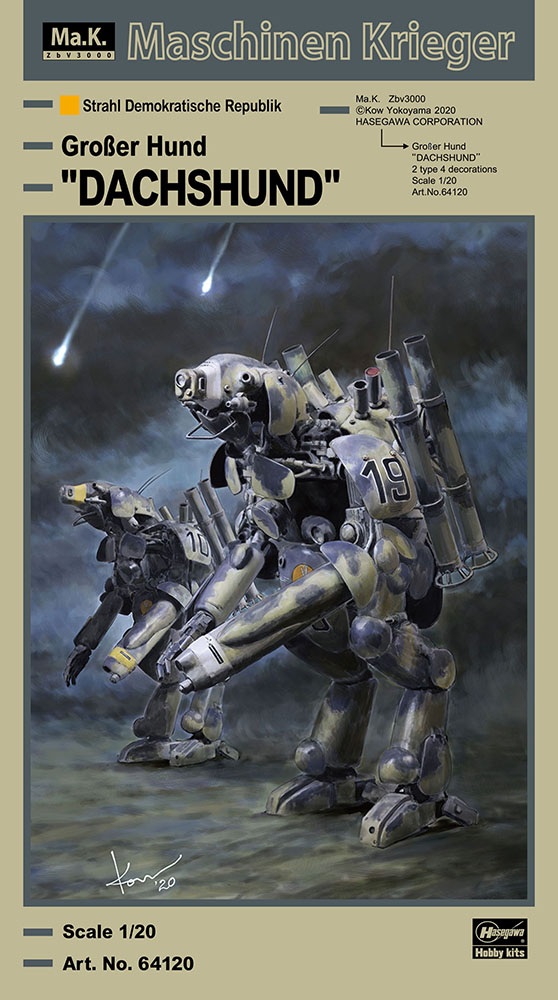 1/20 Humanoid Type Unmanned Aggressor Gro Surfund Dachshund