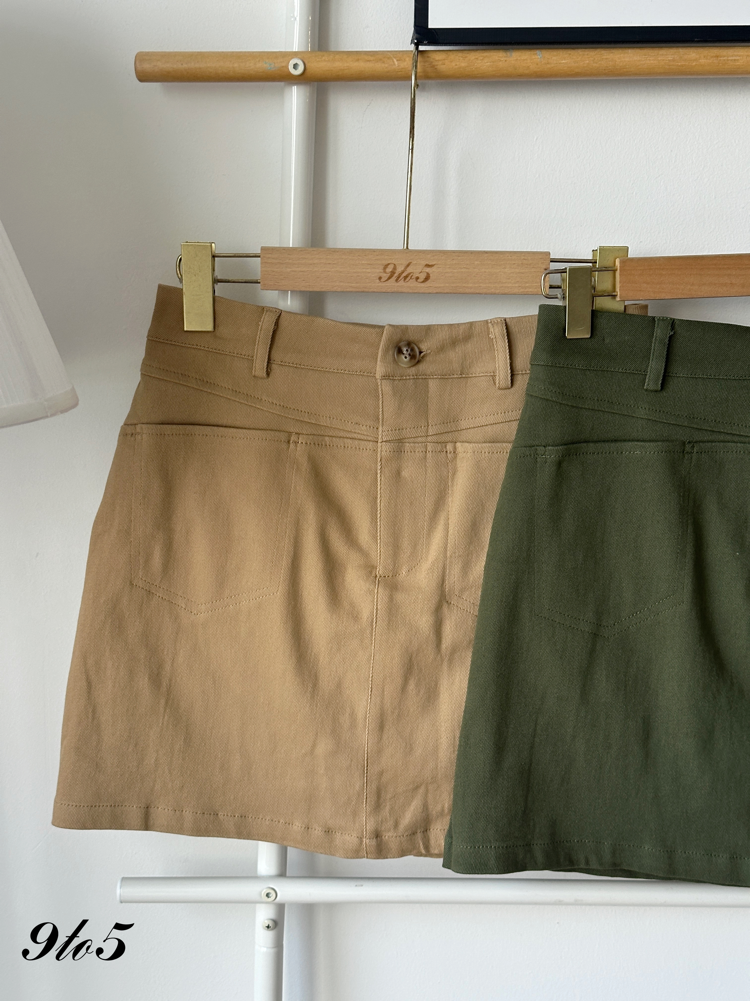 S1966 Denim Short Skirt - 3 Colors 