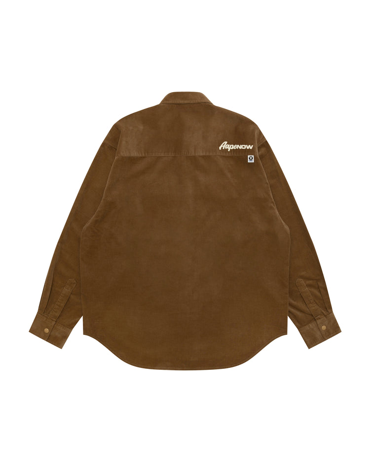 AAPE AAPENOW Moonface long sleeve shirt (8585XXR)