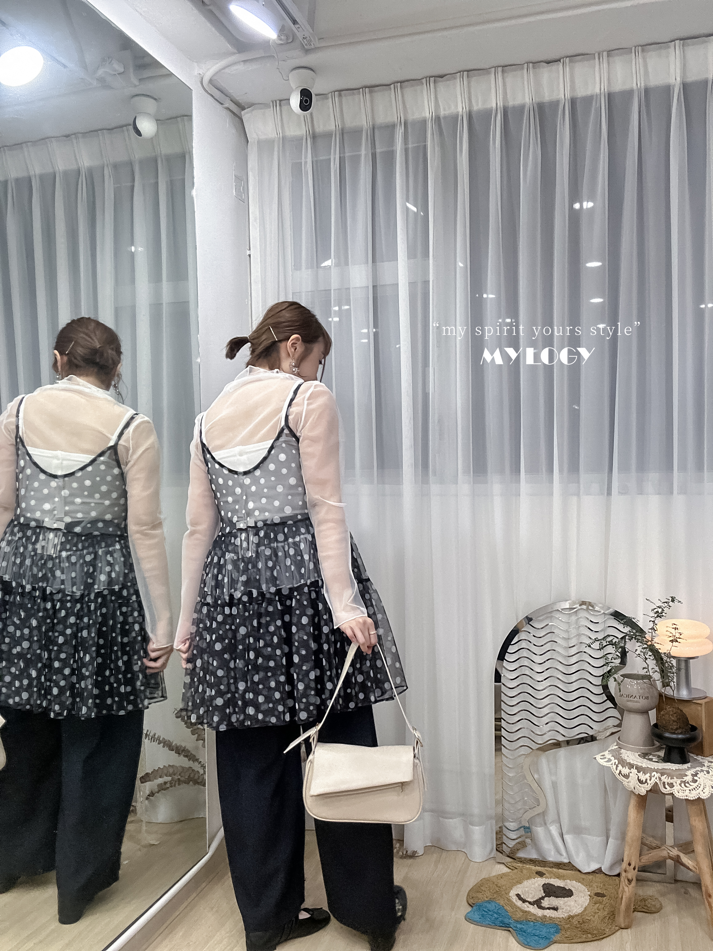 Sun Shine 活力感～波點外搭連身裙 BY0002