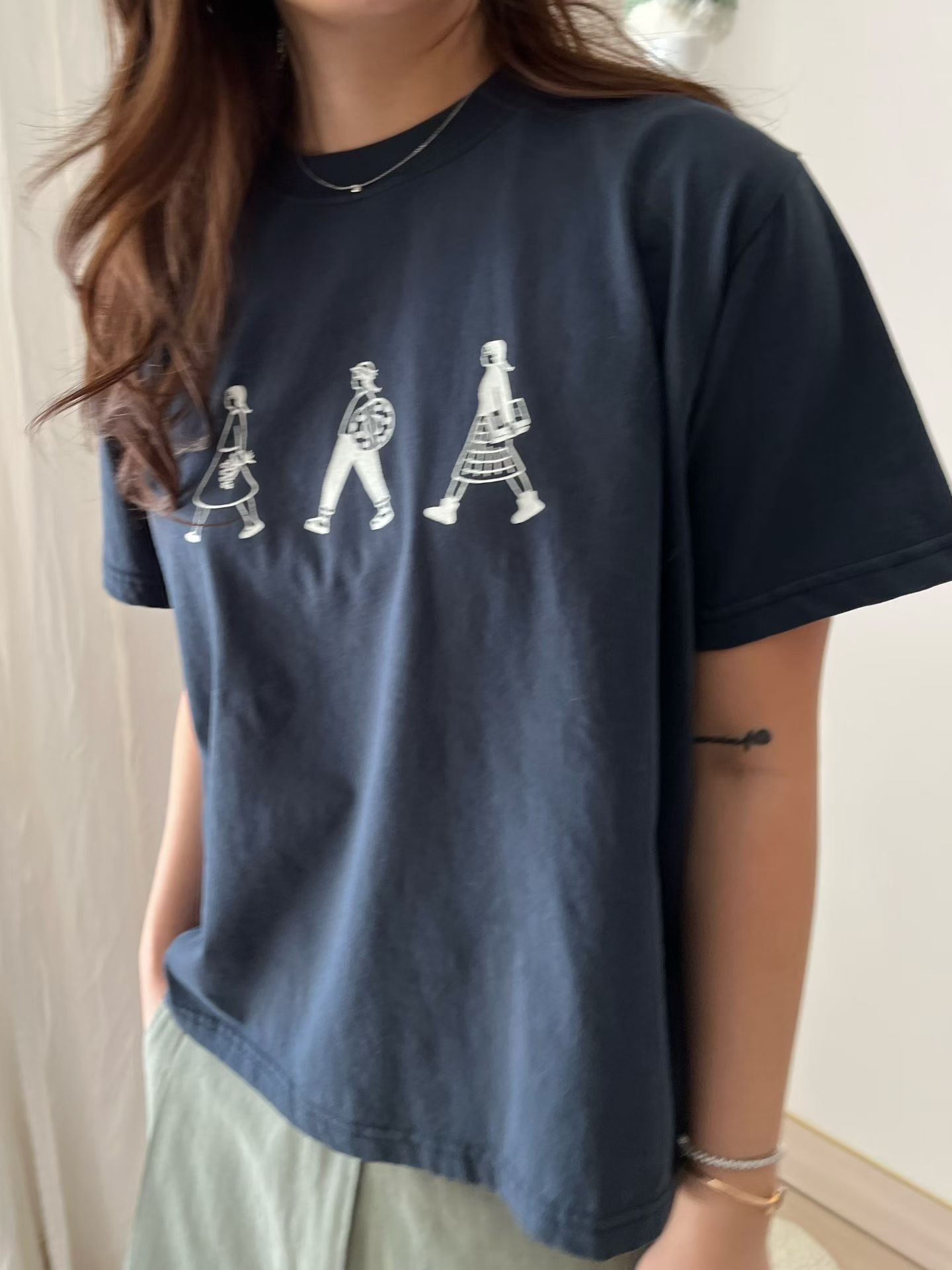 AT OS 3 girls pocket top