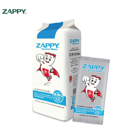 Zappy70%酒精消毒濕巾(物件)10片