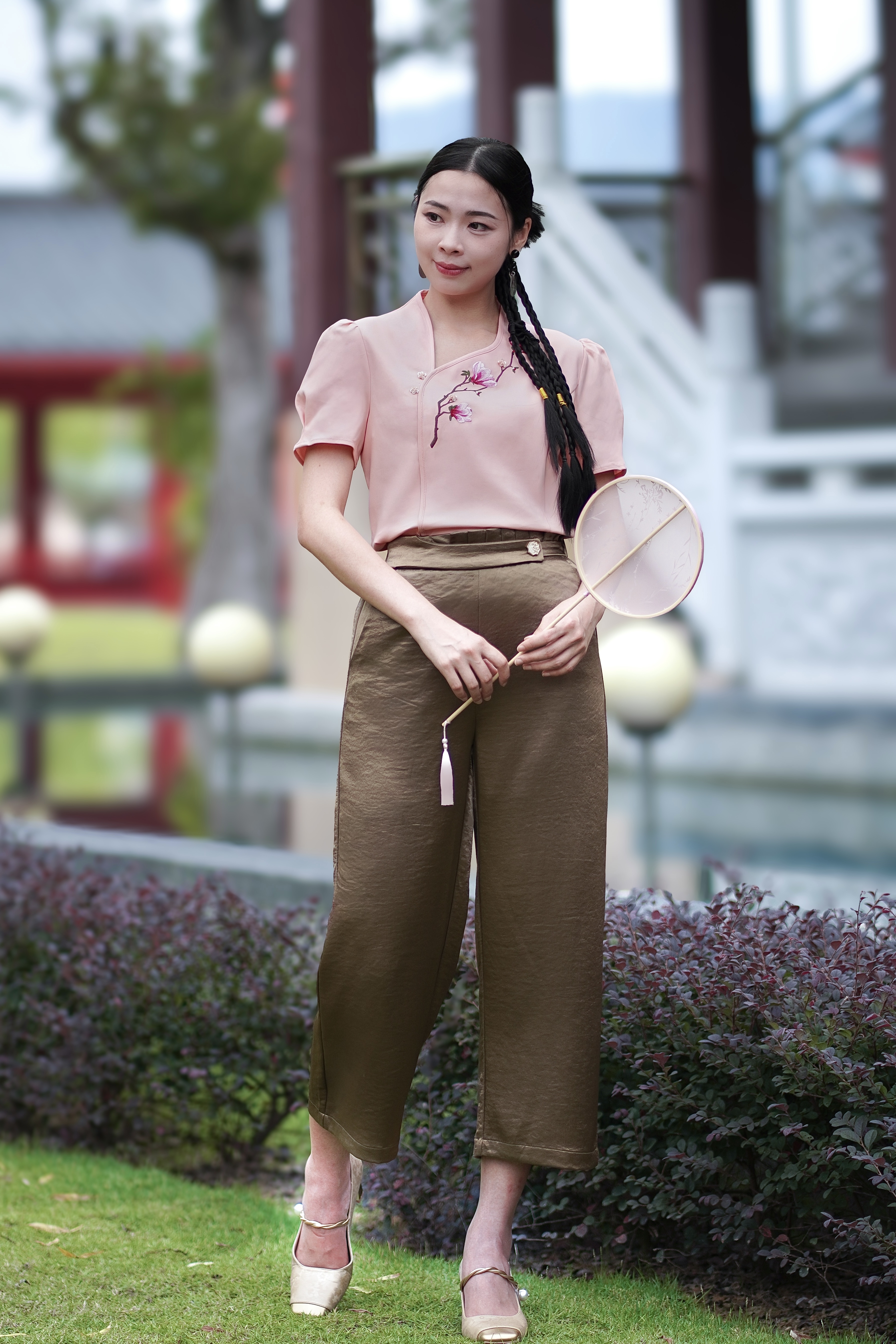 210506-8 Wide-Leg Satin Pants