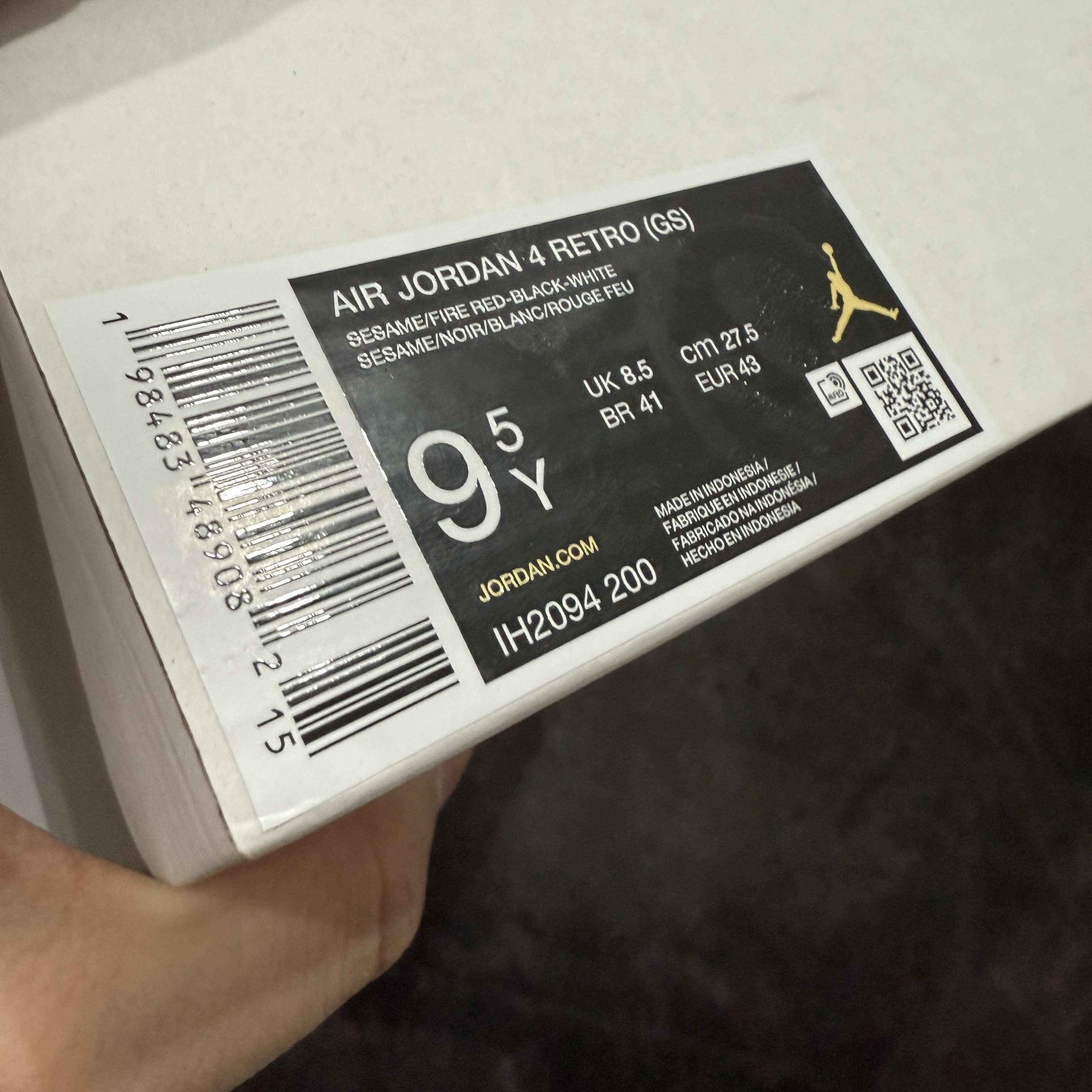 Nike Air Jordan 4 Retro GS "Pizza"