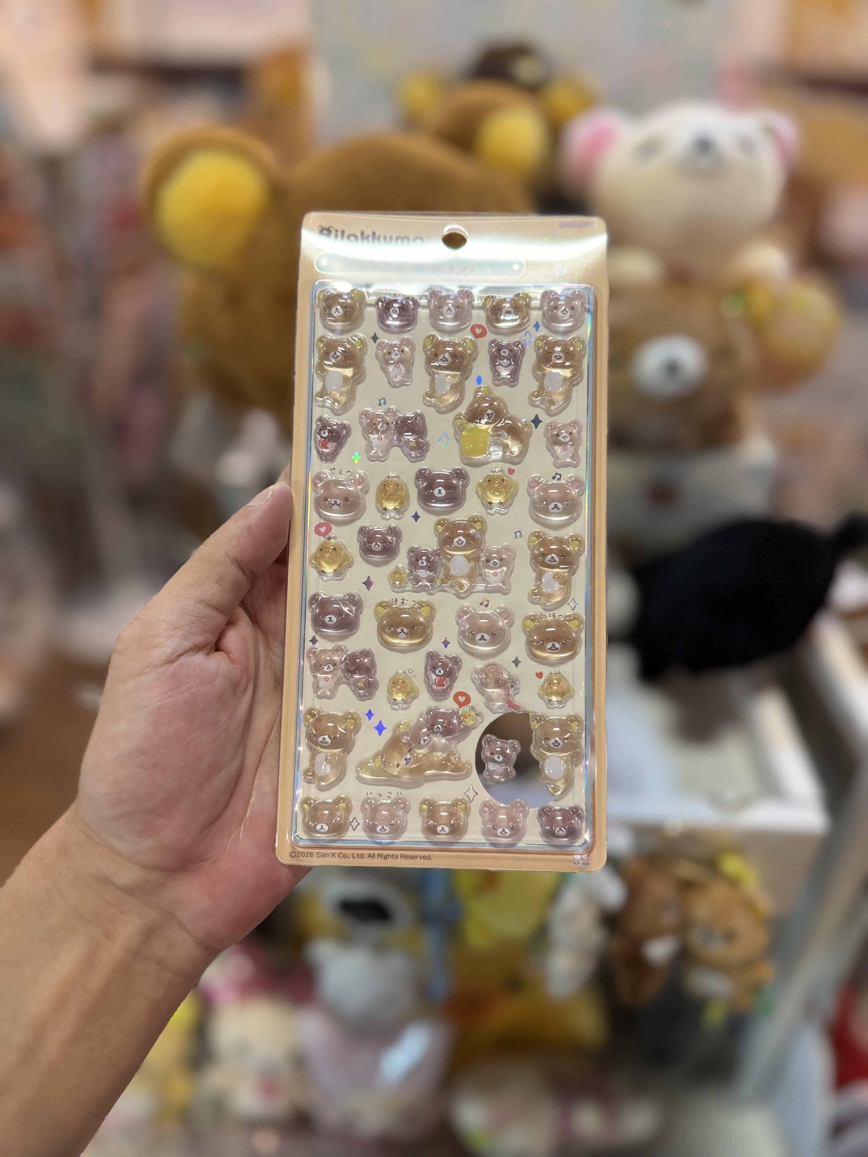 《現貨》全新Rilakkuma Bonbon Drop 立體貼紙