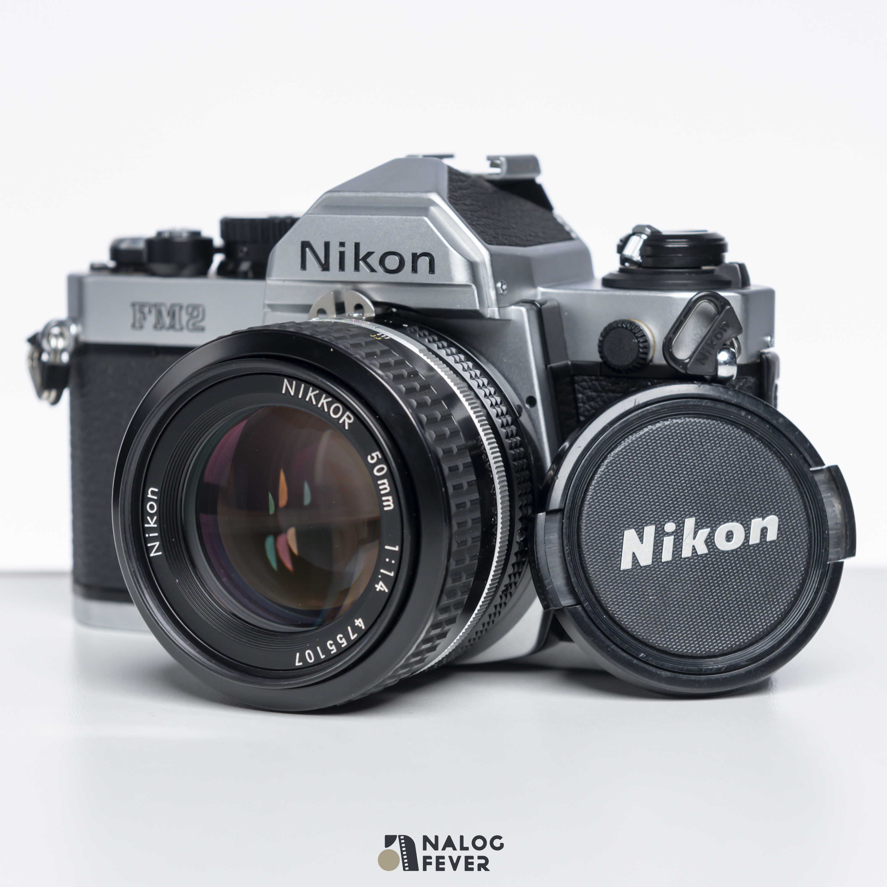 Nikon FM2N 連 Nikon Nikkor 50mm F1.4 套裝 (連原裝鏡頭蓋, 送2粒LR44)