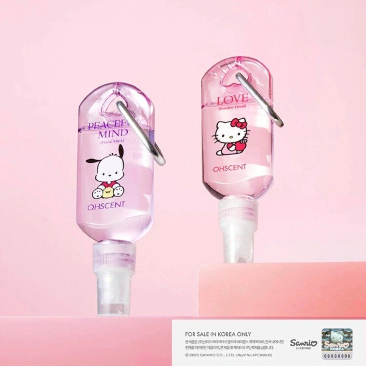 韓國超級熱賣OHScent × Sanrio 限量聯名 織物香水50ml