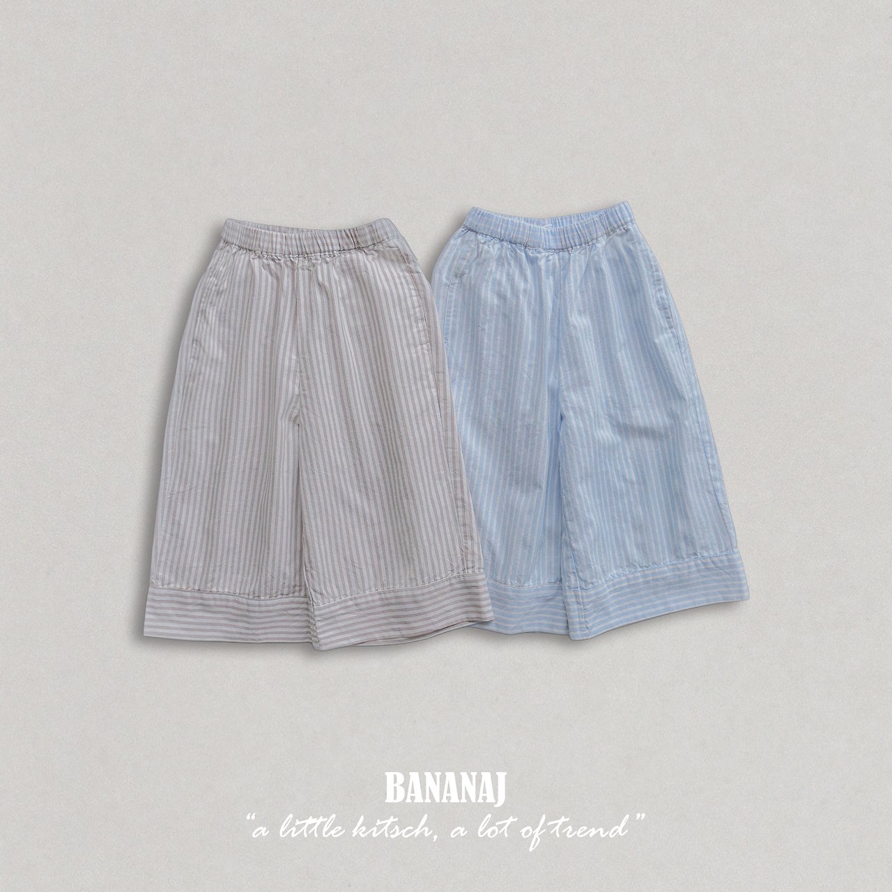 Bananaj | stripe pants (blue L110-120)