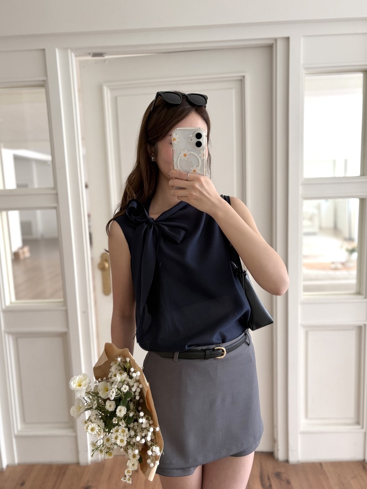 Clean Line Overlay Skorts (Grey)