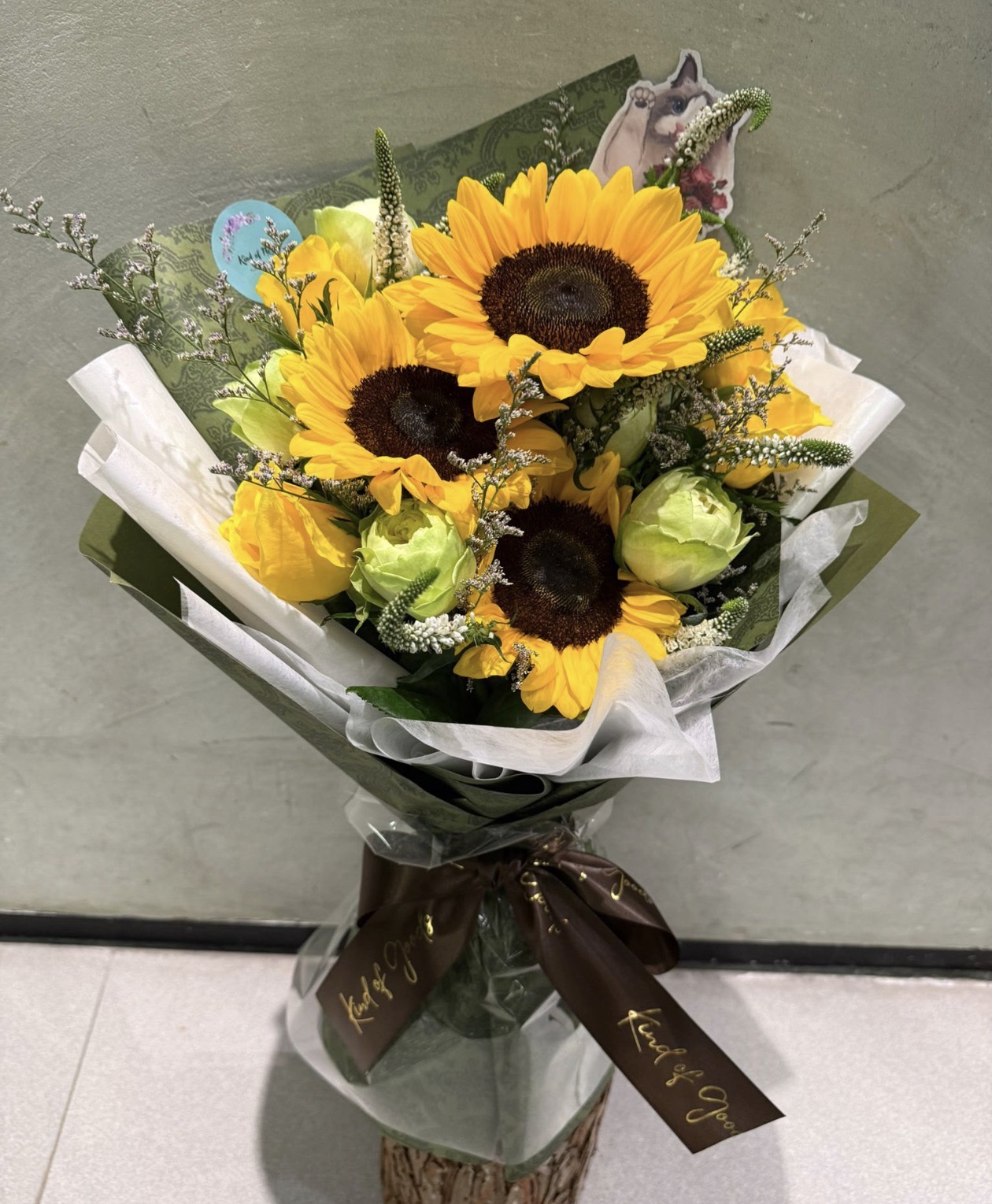 森綠向日葵花束