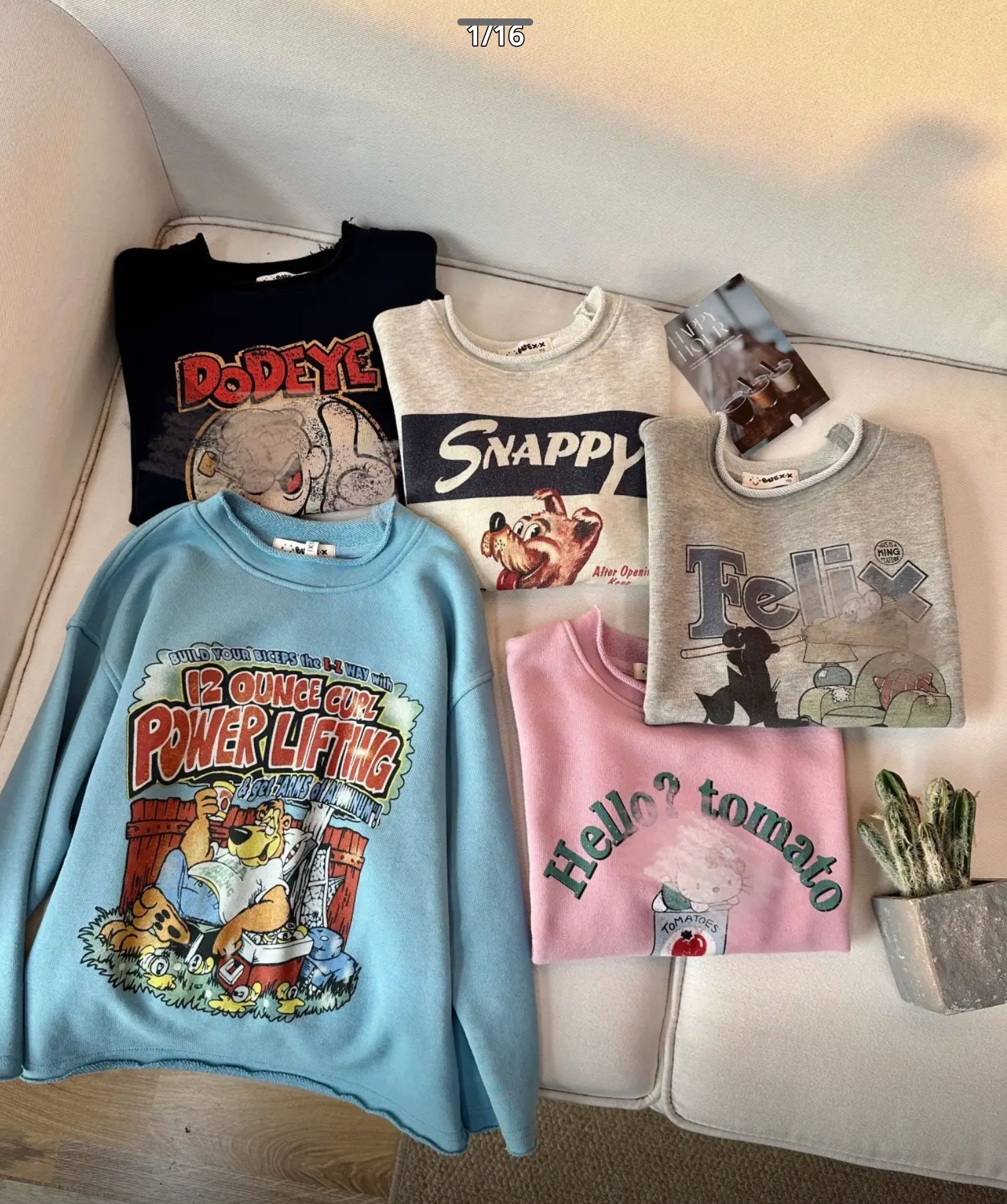 2件起各减$ 10。🇰🇷 韓版南大門 親子衛衣套裝