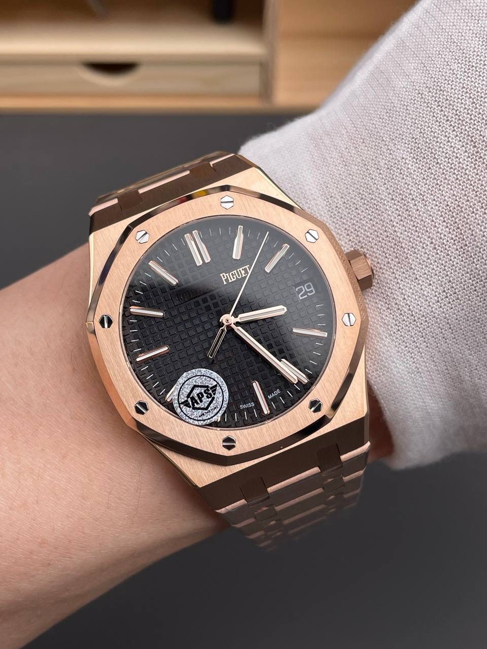 🚀爱彼 15510 全玫金黑盘/41mm/4302机💯