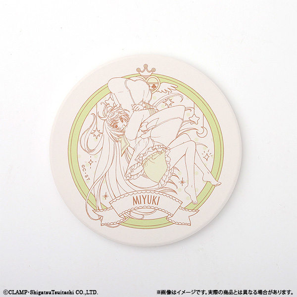 《Pre-Order》Full Moon Coaster 滿月吸水杯墊｜CLAMP FANS SHOP 商品(26C103-P）