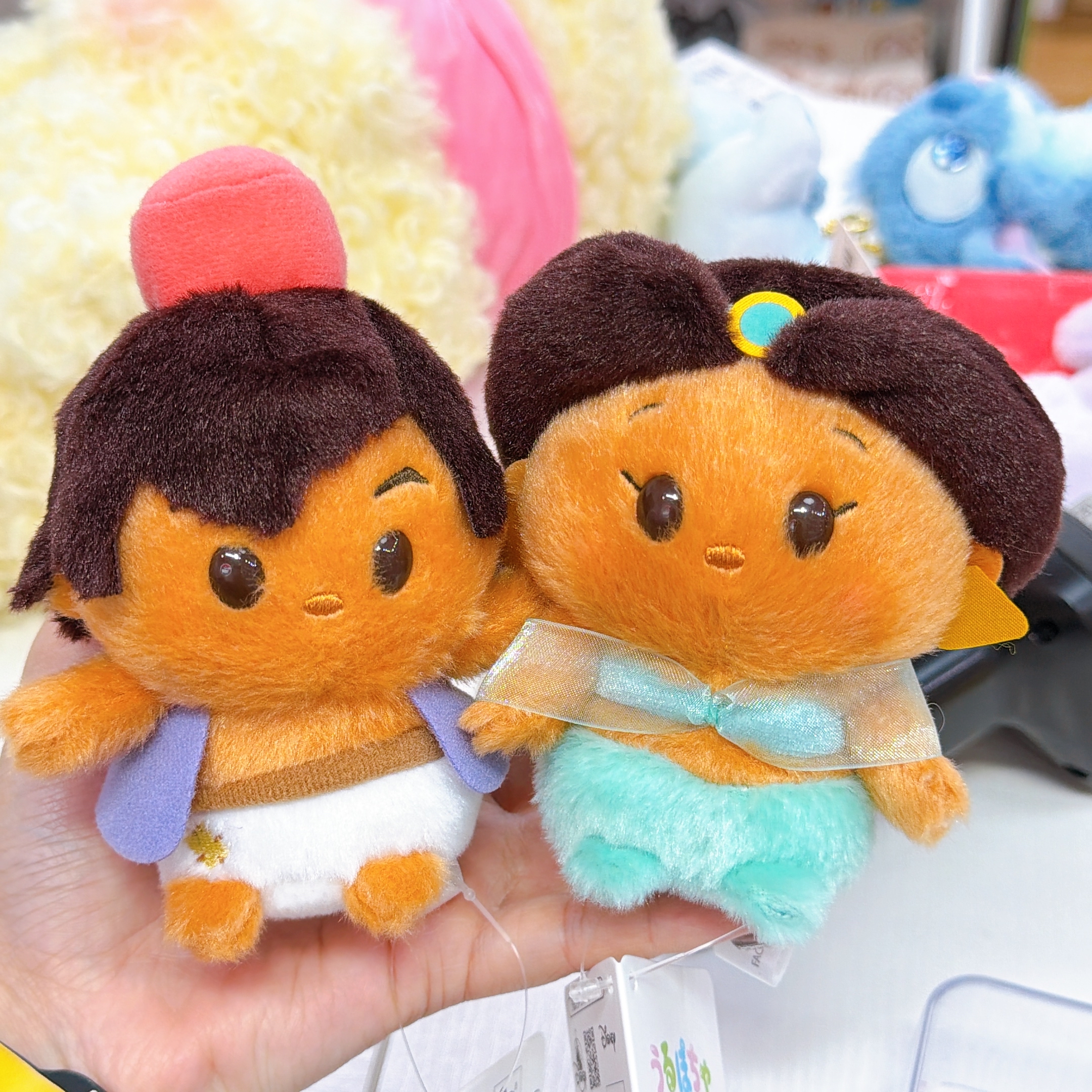 日本直送東京迪士尼阿拉丁茉莉公主燈神公仔