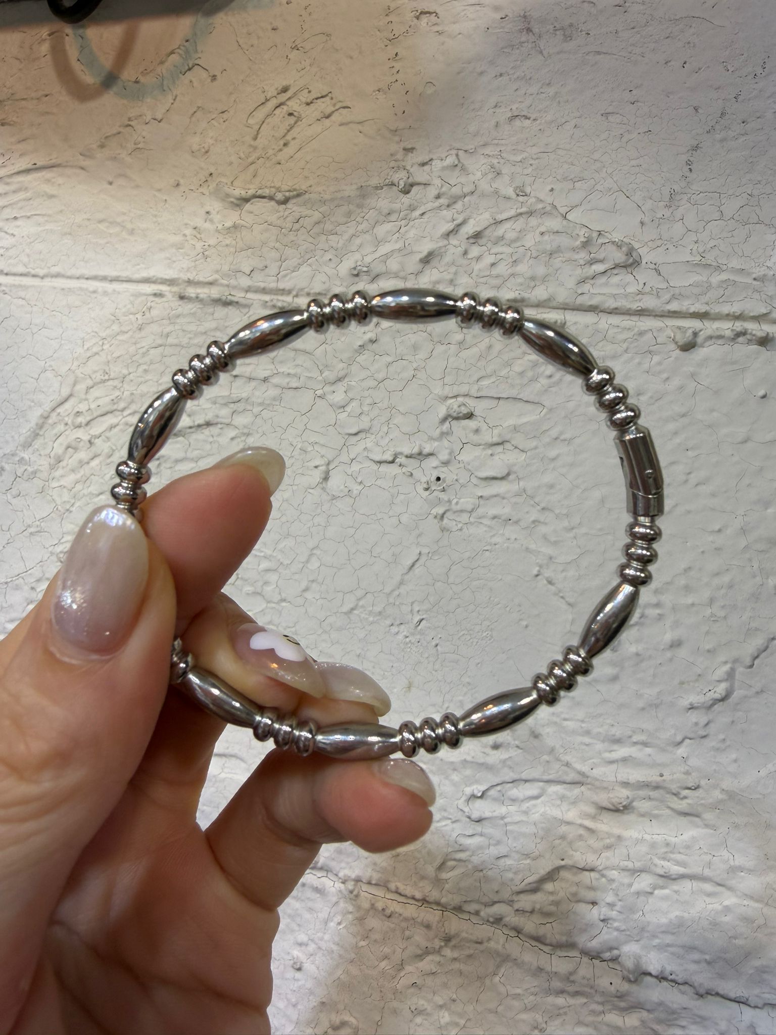 泰國銀🇹🇭銀色串珠手鐲