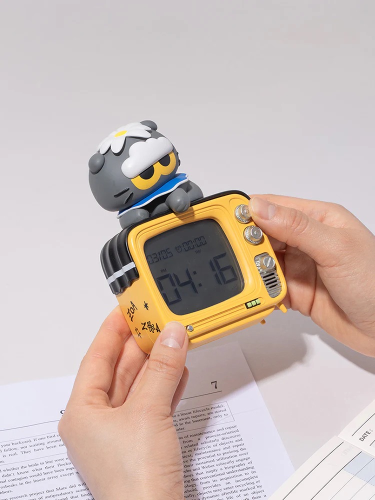 📦訂購 韓國代購 ZO&FRIENDS ZOA DIGITAL CLOCK 灰貓鬧鐘