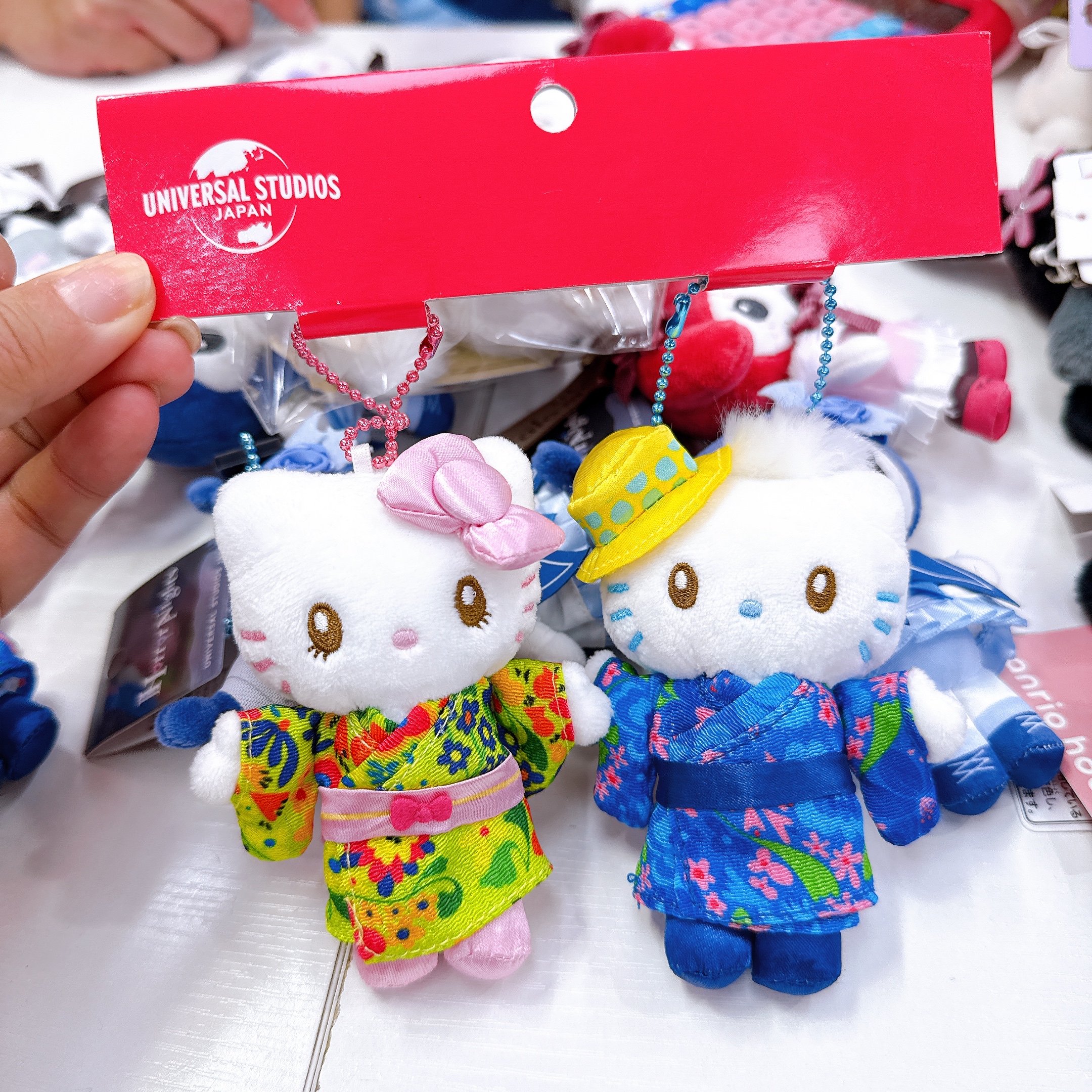 日本環球影城場內限定kitty Melody Kuromi 萬聖節系列公仔掛飾