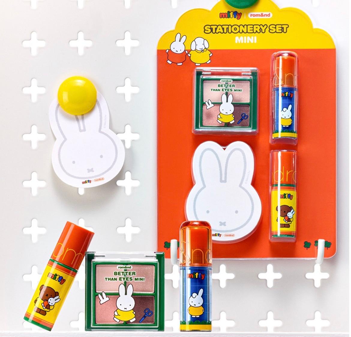 （約4月底到貨）🇰🇷韓國限定Miffy x Romand 迷你唇釉眼影套裝4件套