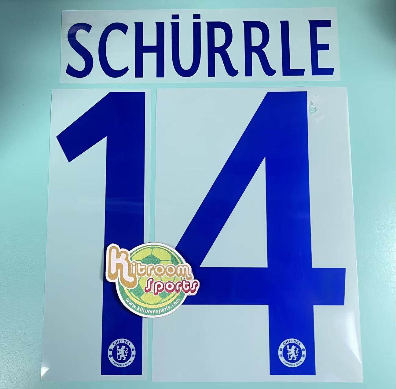 2013-14 Chelsea Away UCL Nameset #14 SCHURRLE