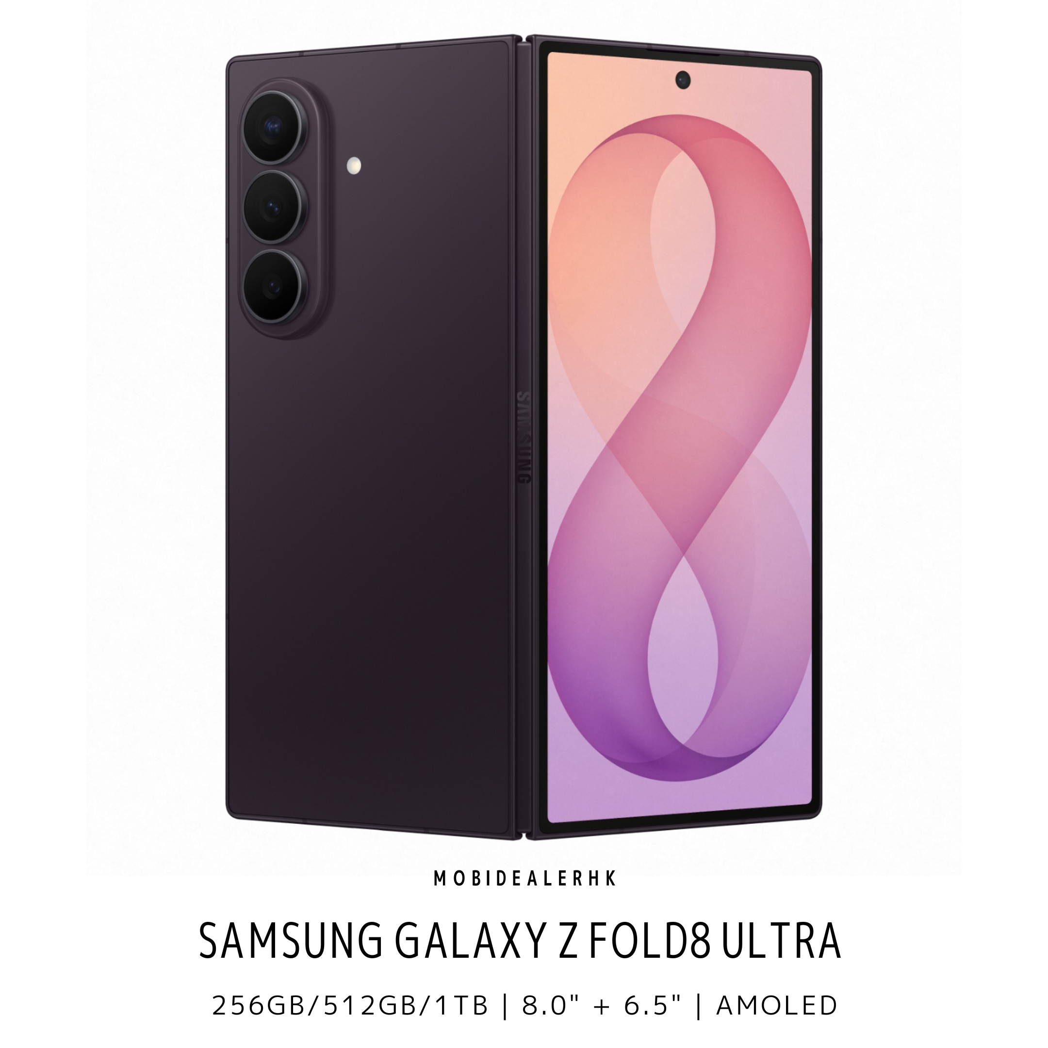 Samsung Galaxy Z Fold8 Ultra | 三星 Galaxy Z Fold8 Ultra | 5G | 智能手機 | 256Gb/512Gb/1Tb | 8.0" + 6.5" | AMOLED