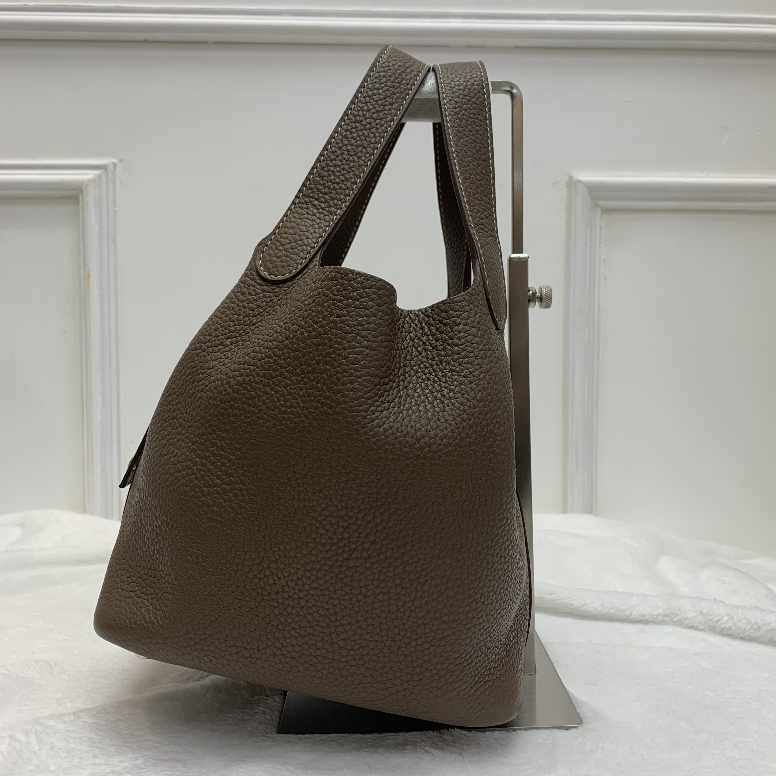 Hermes Picotin18 大象灰TC皮