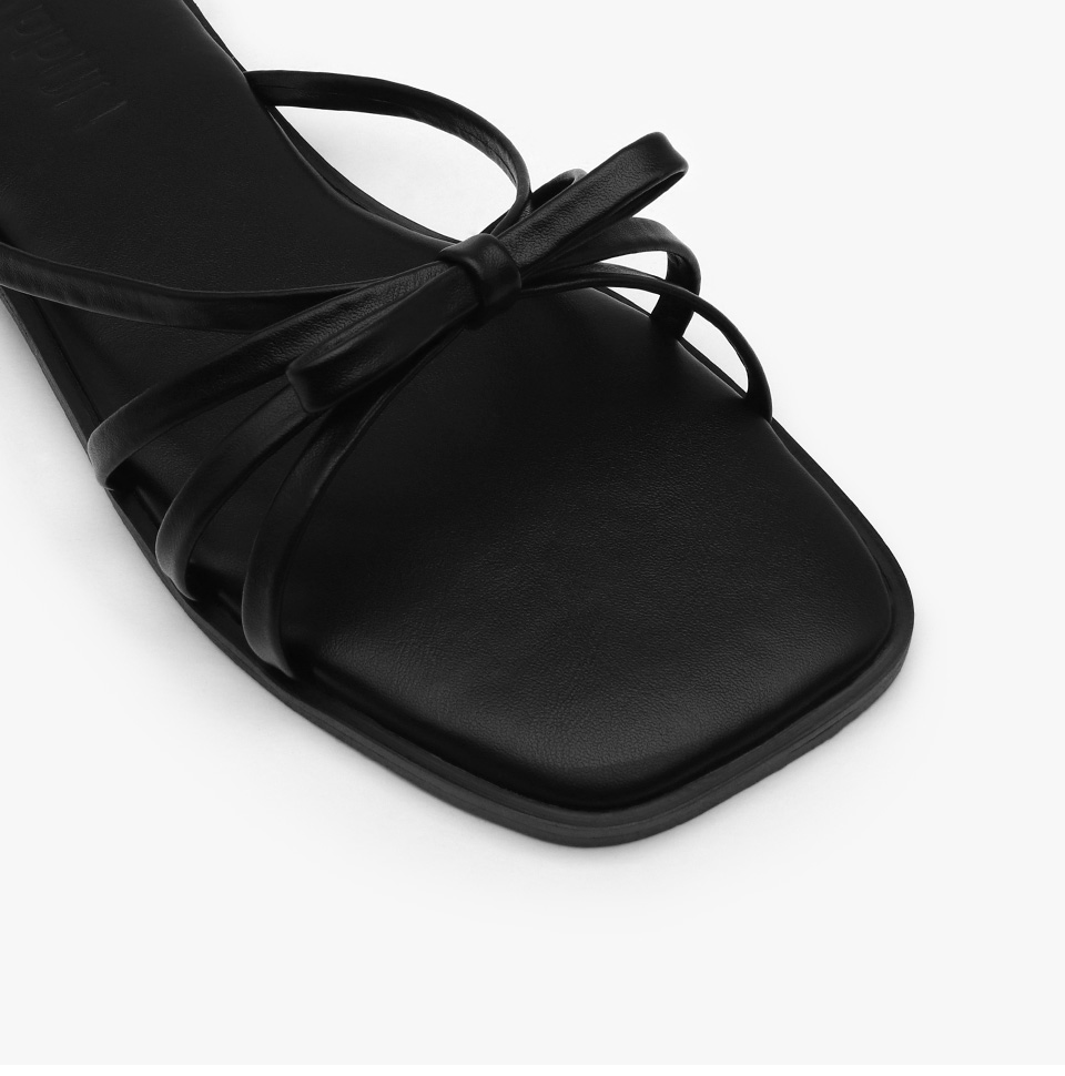 [代購] Sappun Raperin Ribbon Slippers (1cm)